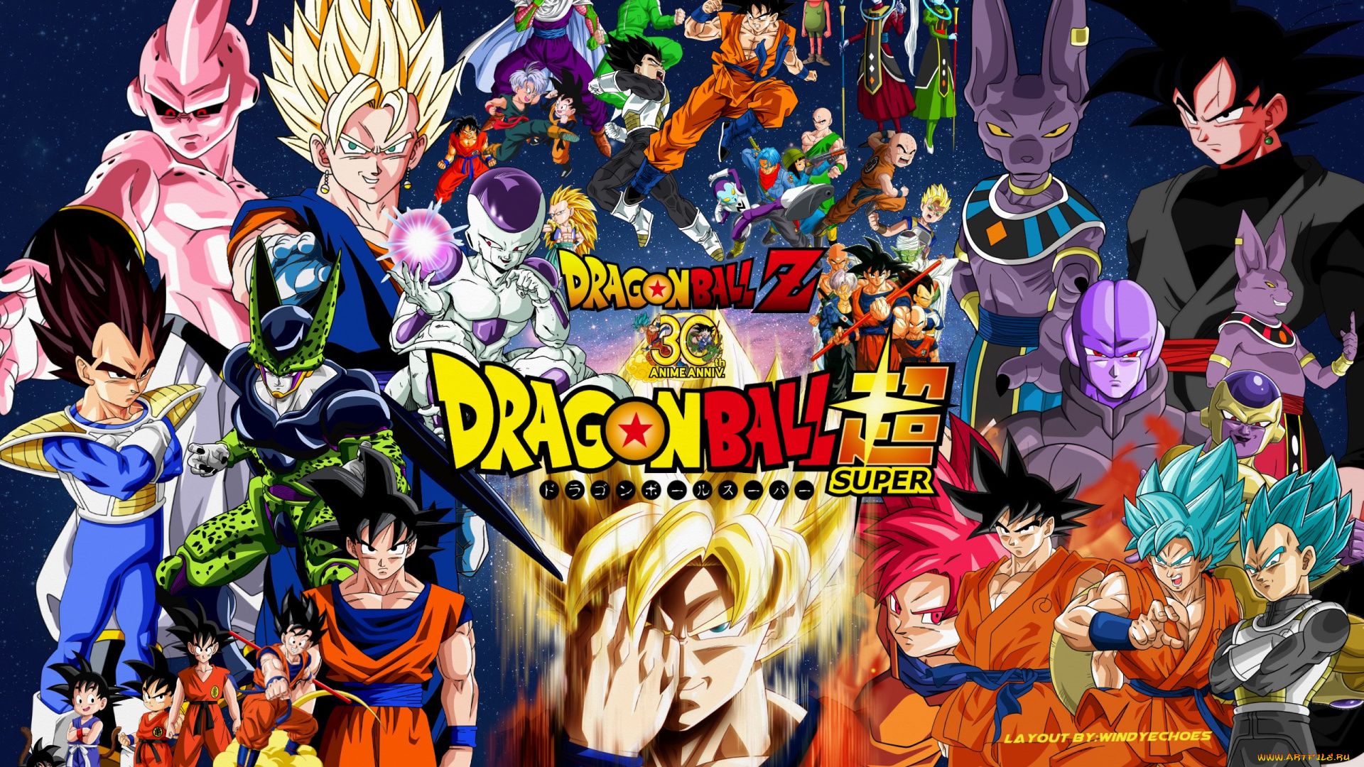 аниме, dragon, ball, персонажи