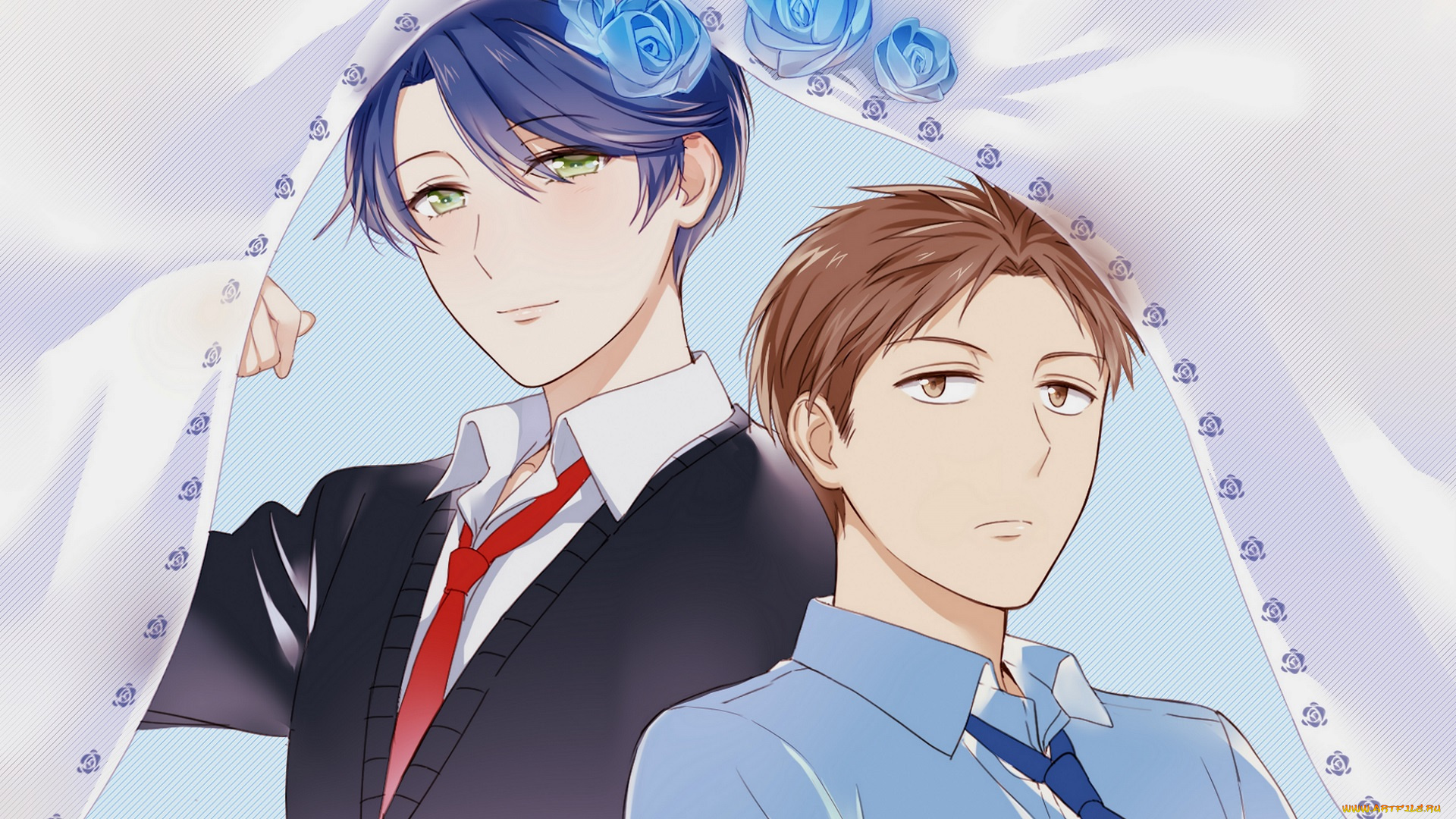 аниме, gekkan, shoujo, nozaki-kun, парень, девушка