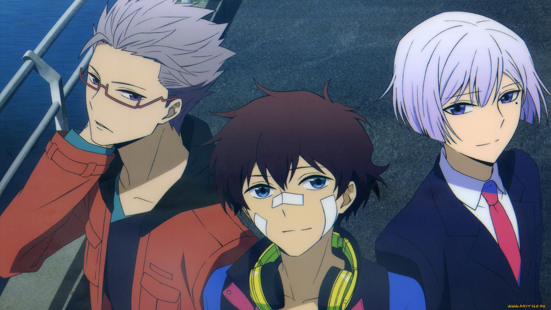 аниме, hamatora, парни