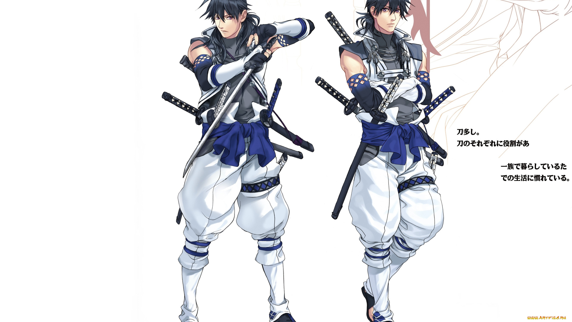 аниме, оружие, , техника, , технологии, иероглифы, ниндзя, катана, taishou, mebiusline, shigure, ninja, парень, одежда, visual, novel