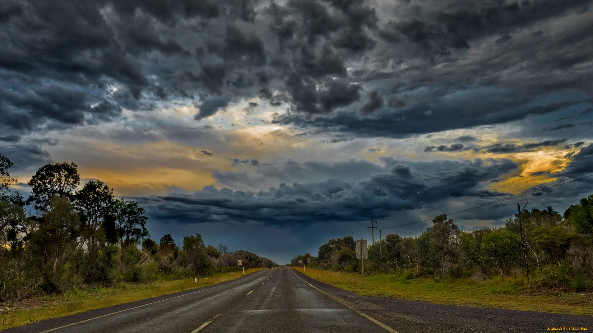 природа, дороги, тракт