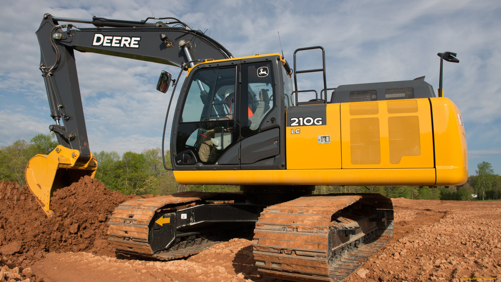 техника, экскаваторы, john, deere