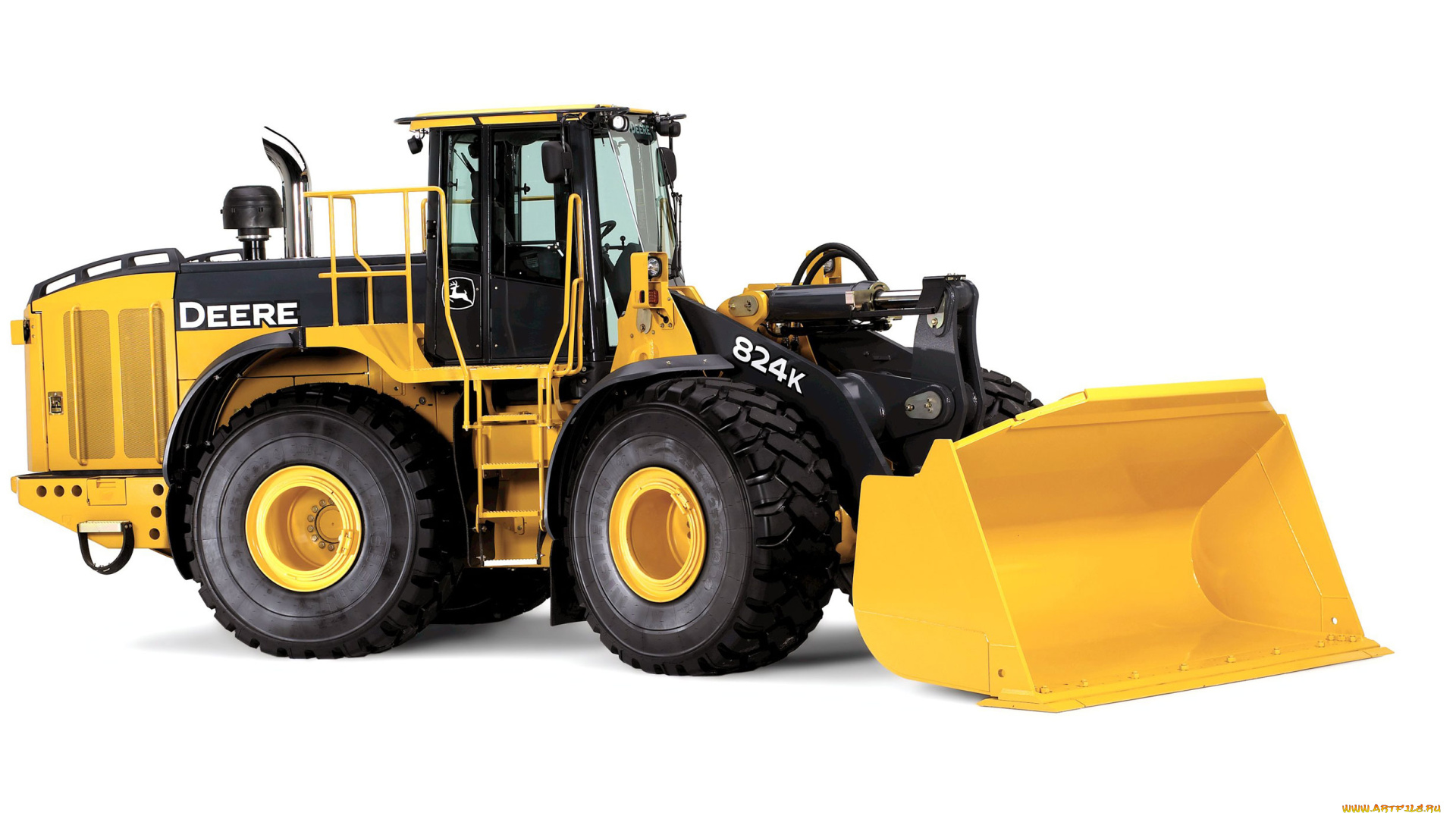 техника, фронтальные, погрузчики, john, deere