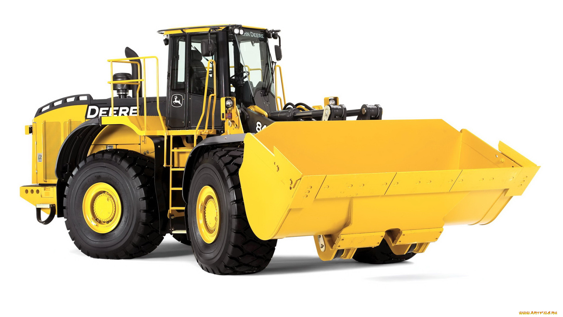 техника, фронтальные, погрузчики, john, deere