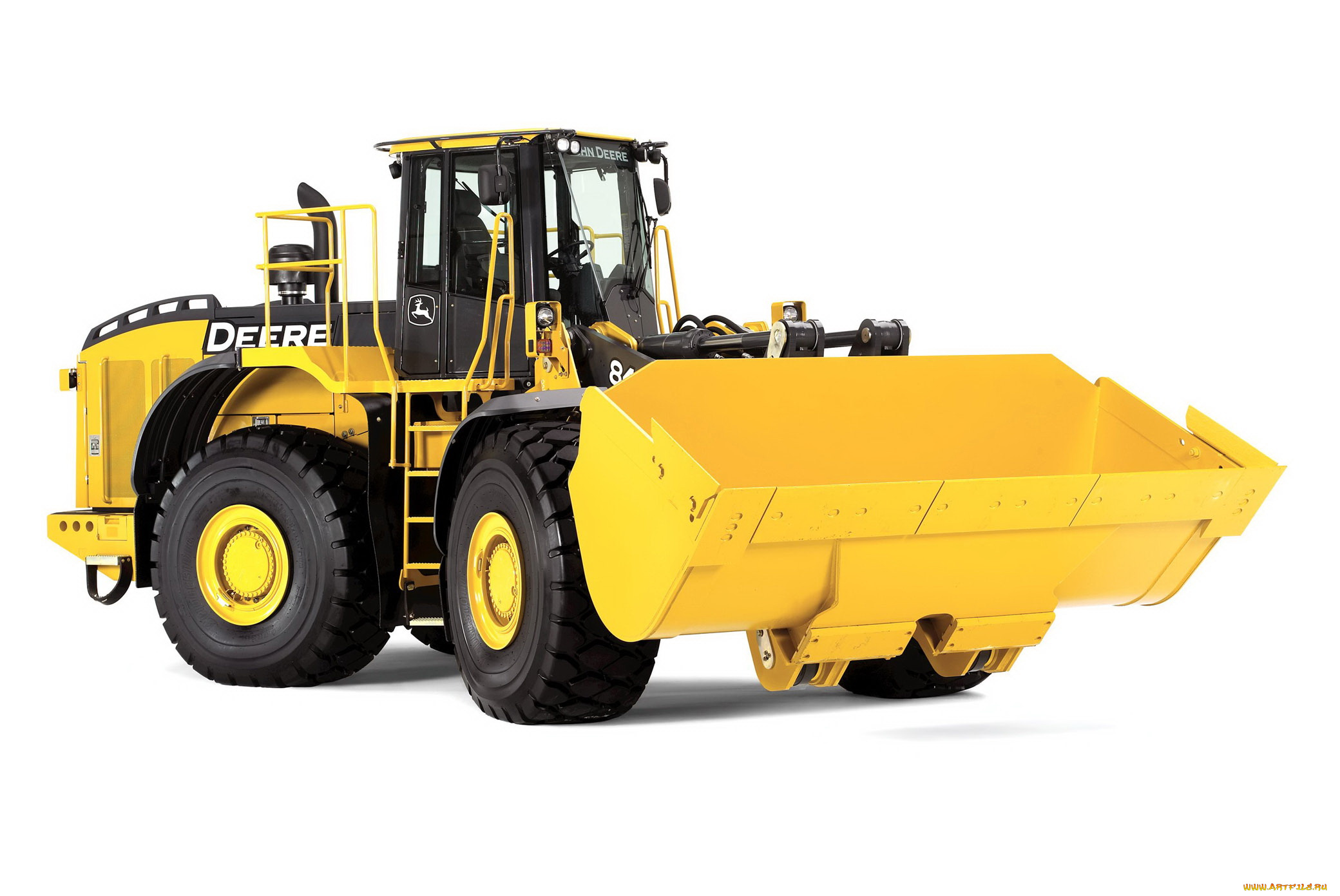 техника, фронтальные, погрузчики, john, deere