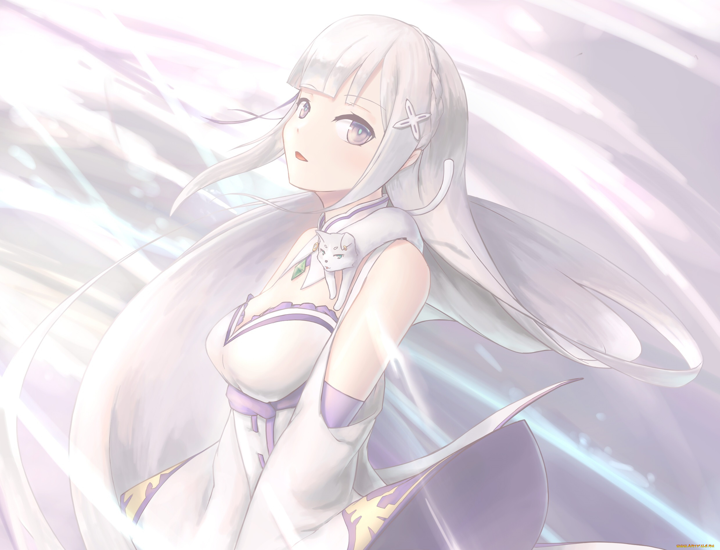 аниме, re, , zero, kara, hajimeru, isekai, seikatsu, emilia