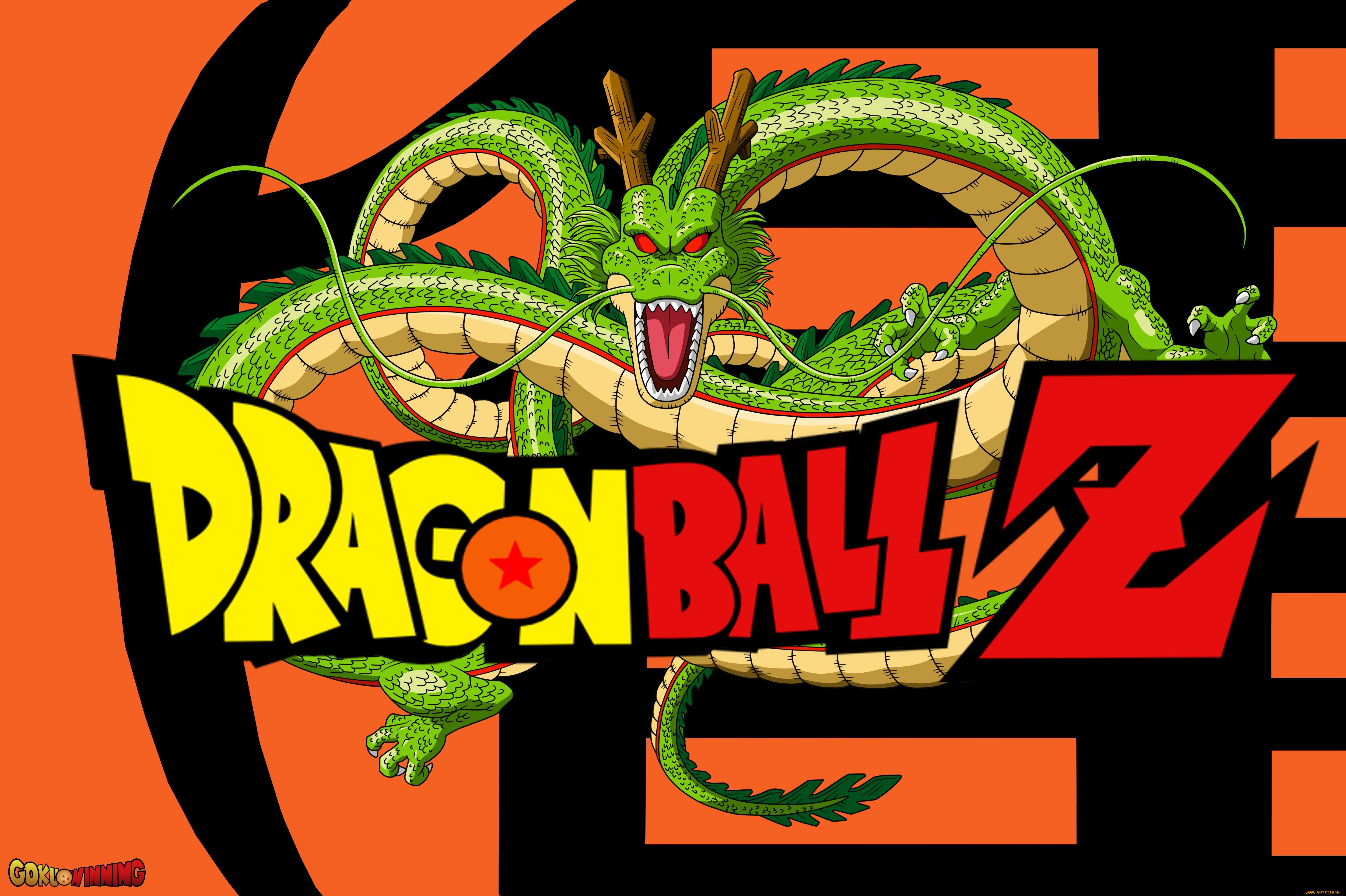 аниме, dragon, ball, дракон, фон