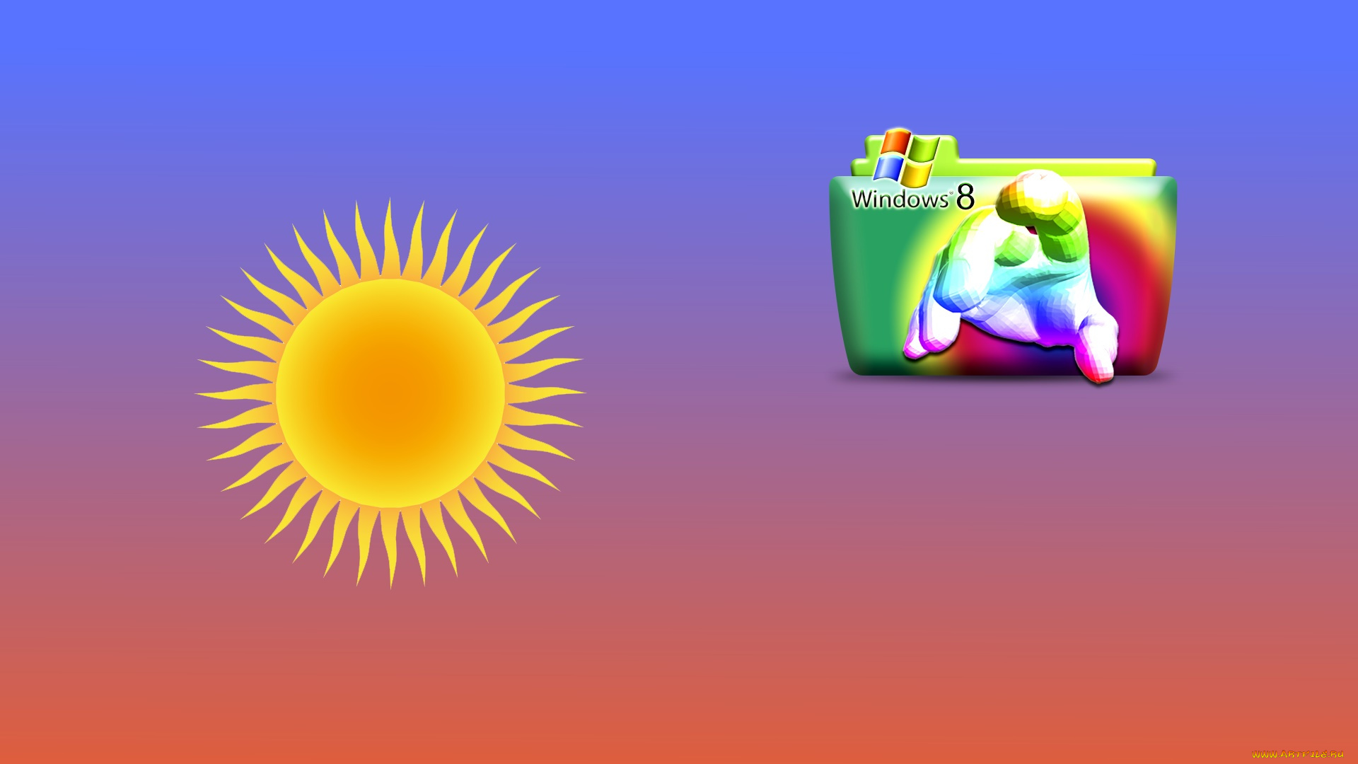 компьютеры, windows, 8, фон, логотип