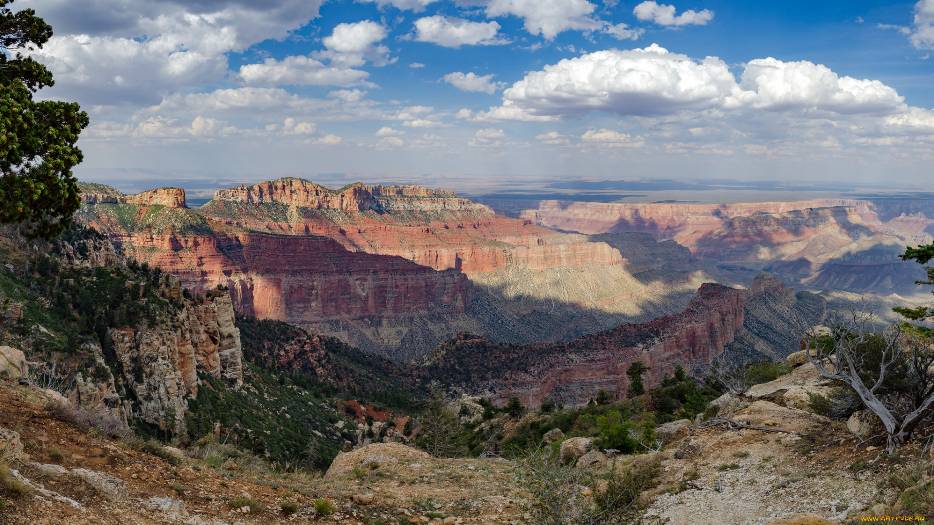 природа, горы, простор