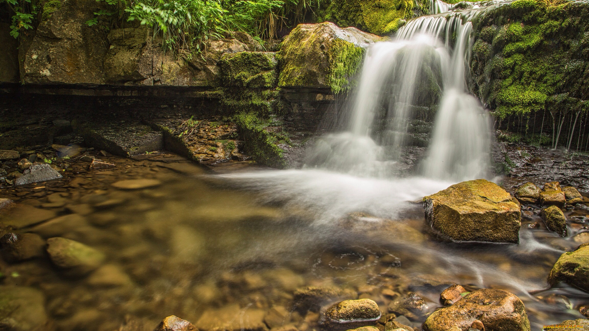 природа, водопады, простор