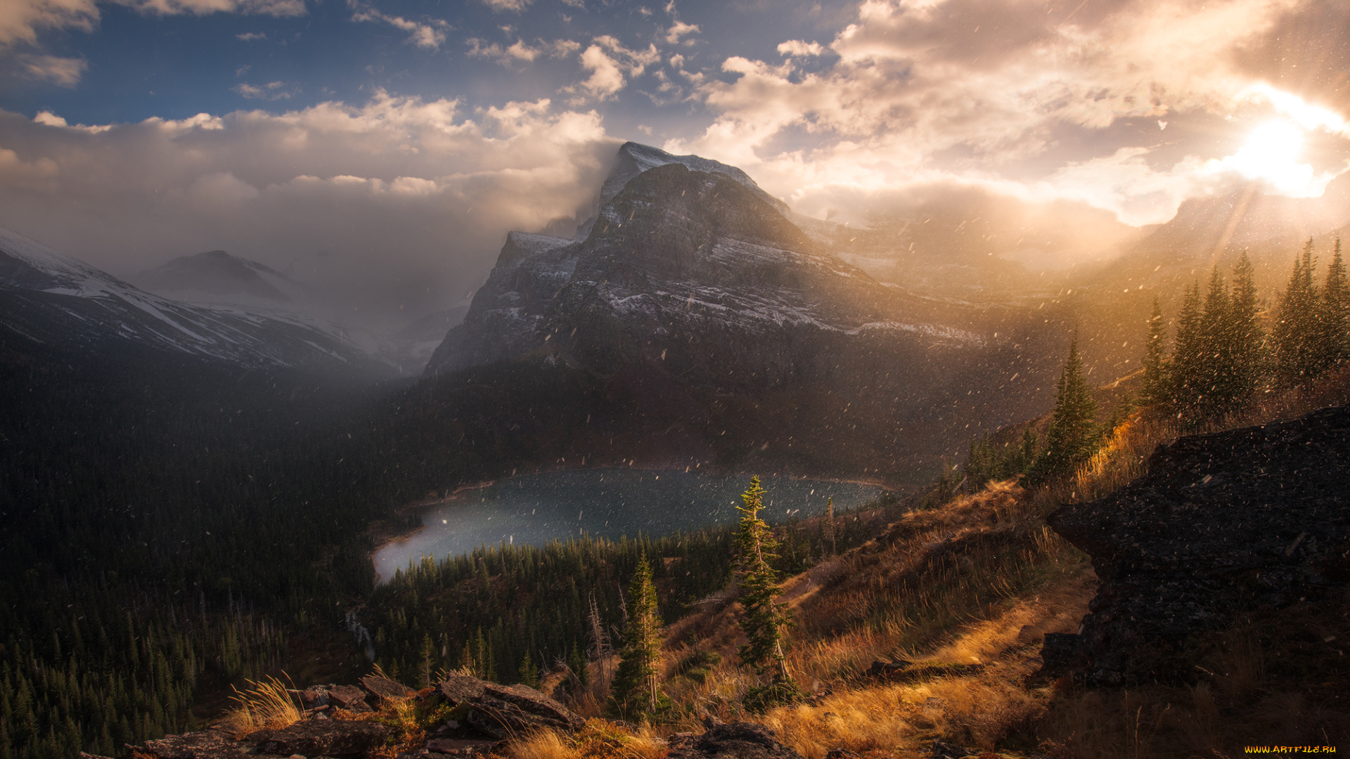 природа, восходы, закаты, простор