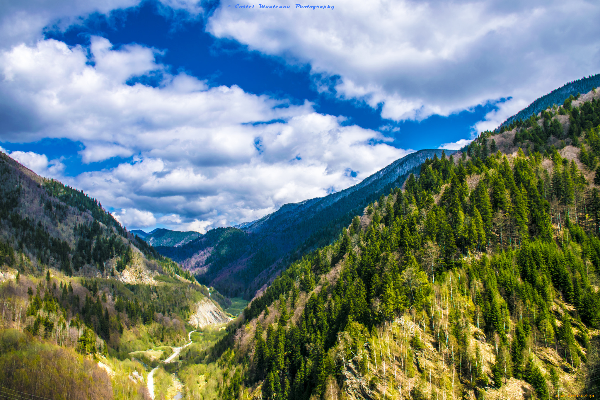 природа, горы, простор