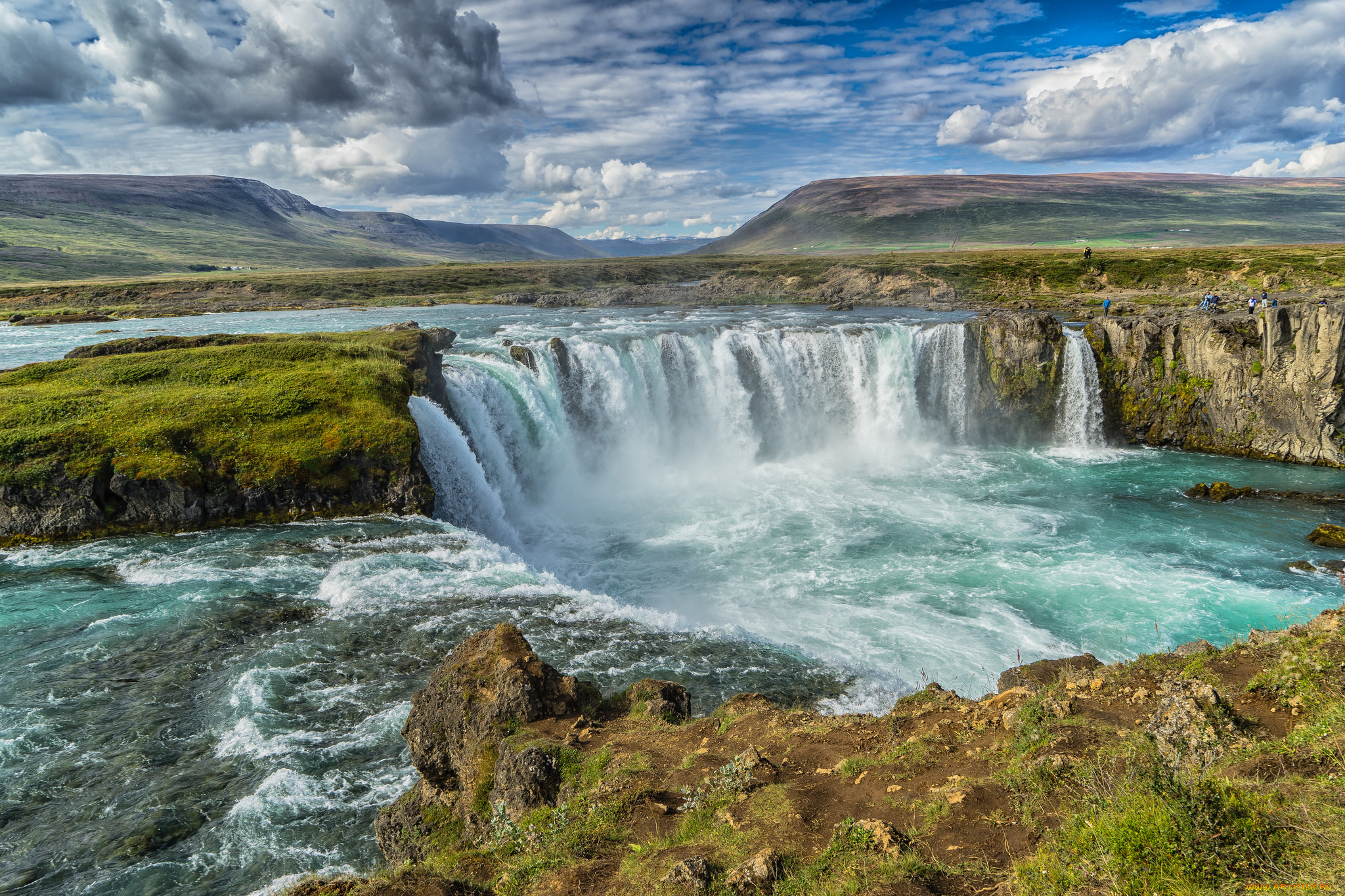 природа, водопады, простор