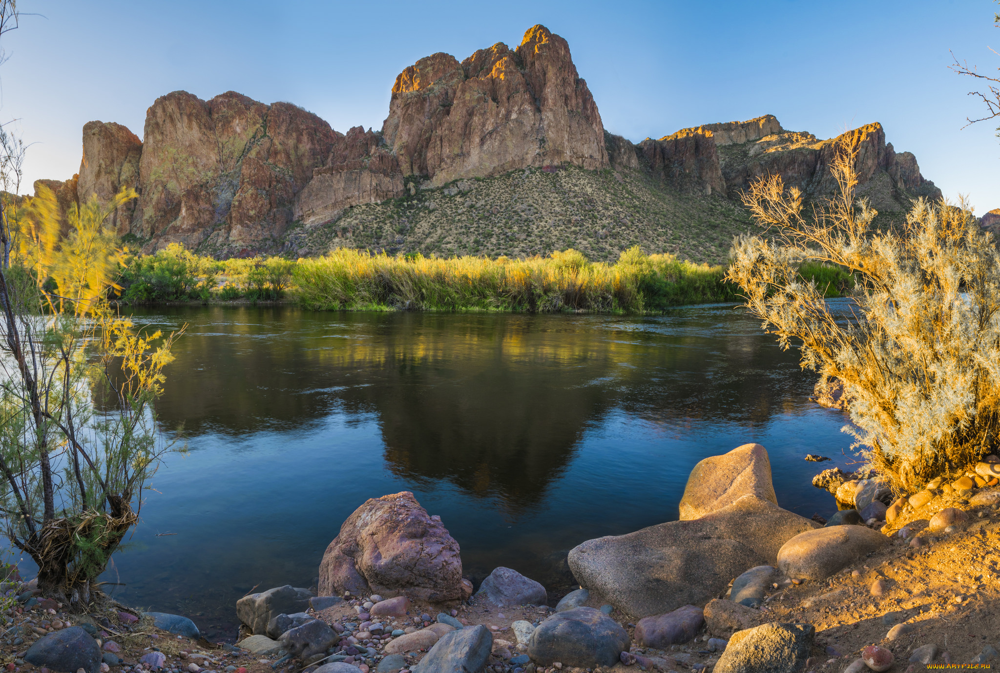 природа, реки, озера, простор