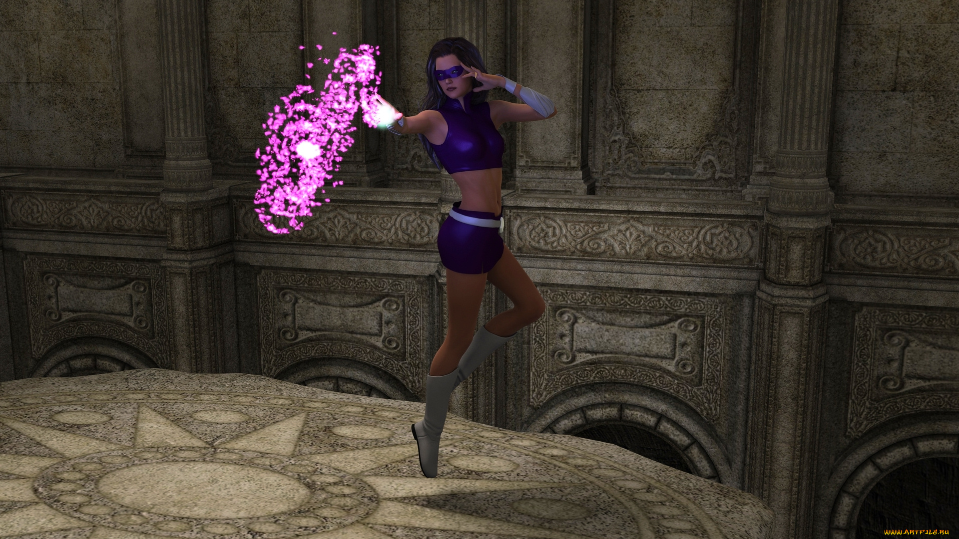 3д, графика, фантазия, , fantasy, фон, взгляд, девушка