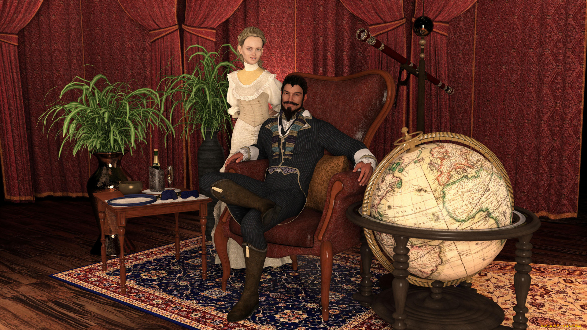 3д, графика, люди, , people, фон, взгляд, девушка