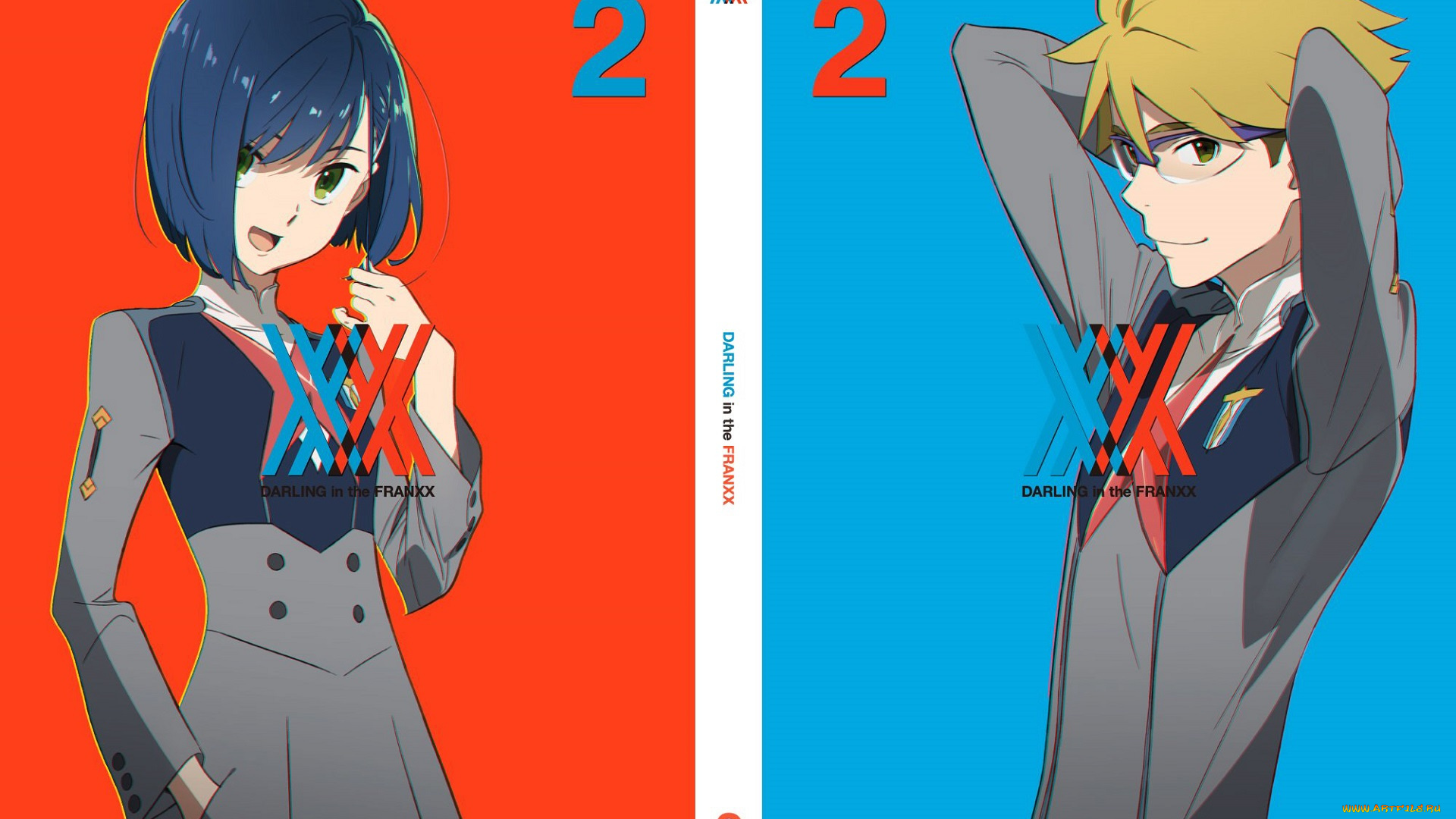 аниме, darling, in, the, frankxx, милый, во, франксе