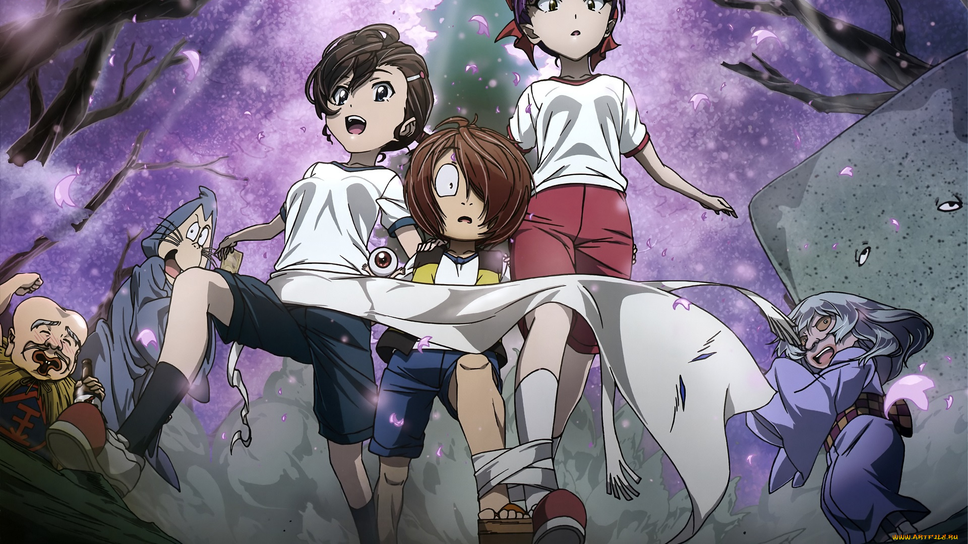 аниме, gegege, no, kitaro, gegege, no, kitaro