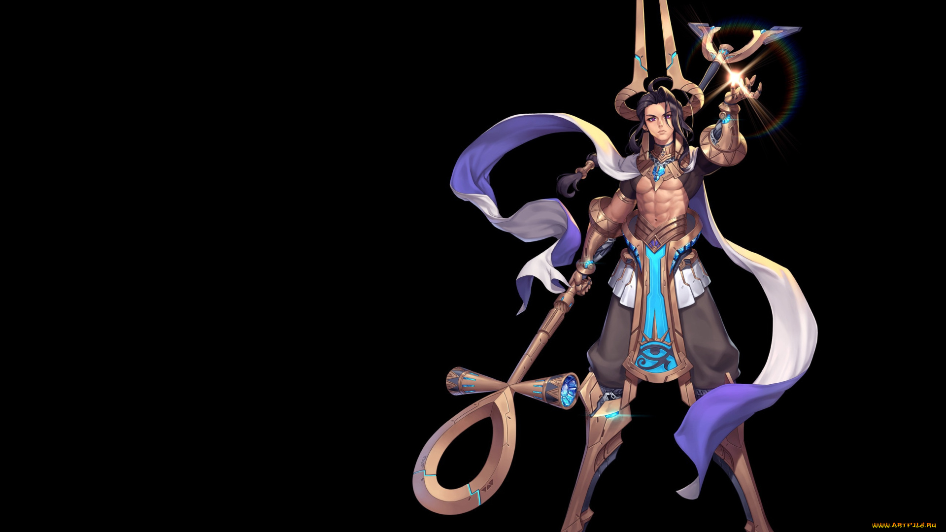 аниме, оружие, , техника, , технологии, sci-fi, anubis, purple, moon, дизайн, костюма, арт, фэнтези, игра