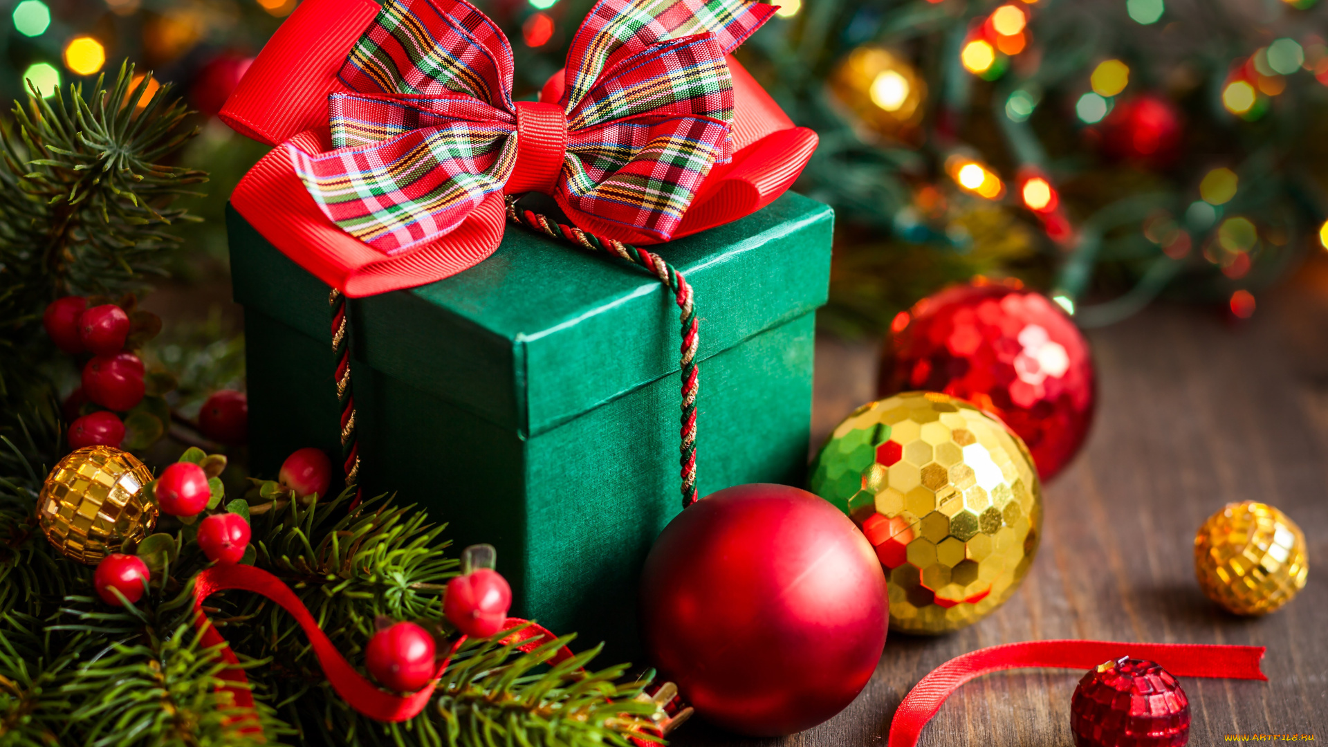 календари, праздники, , салюты, игрушка, шар, ветка, коробка