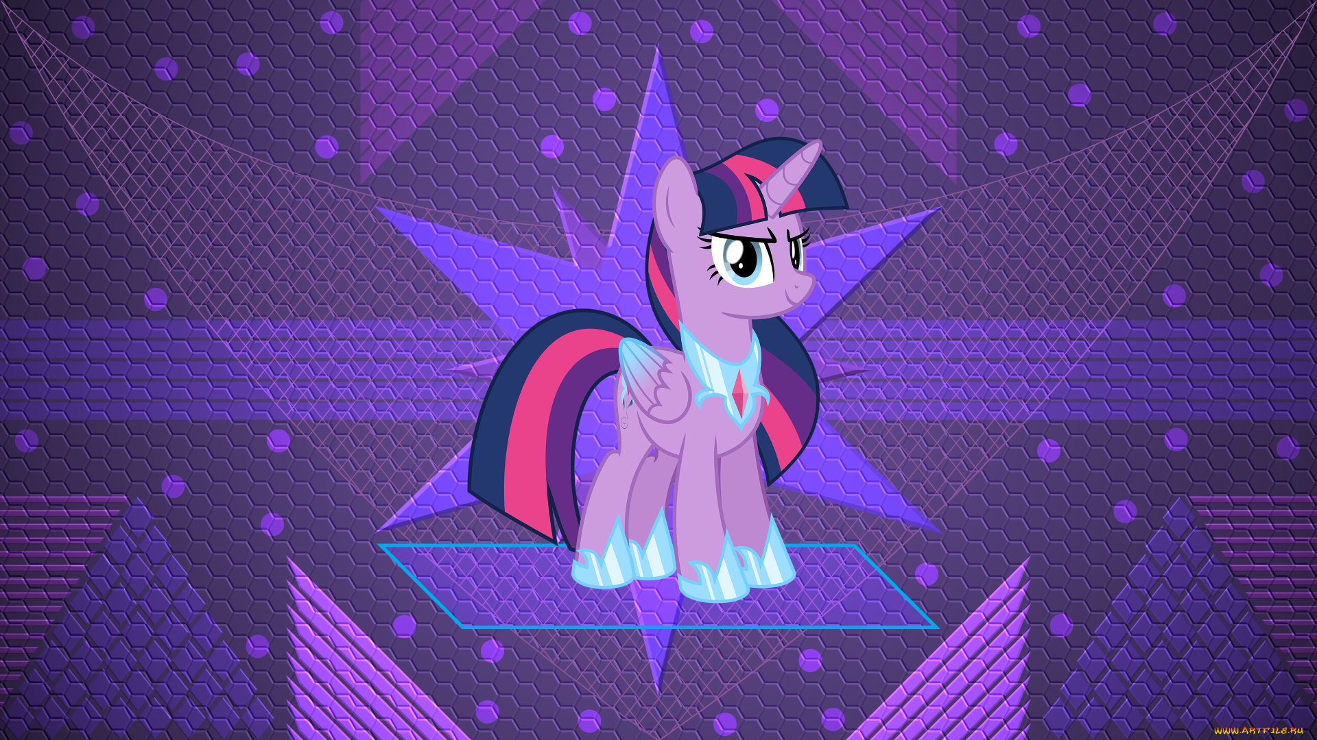 мультфильмы, my, little, pony, фон, пони