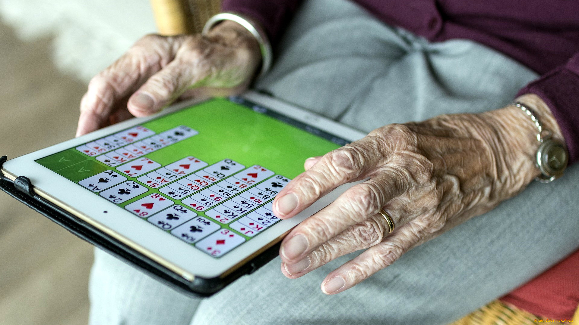 разное, руки, планшет