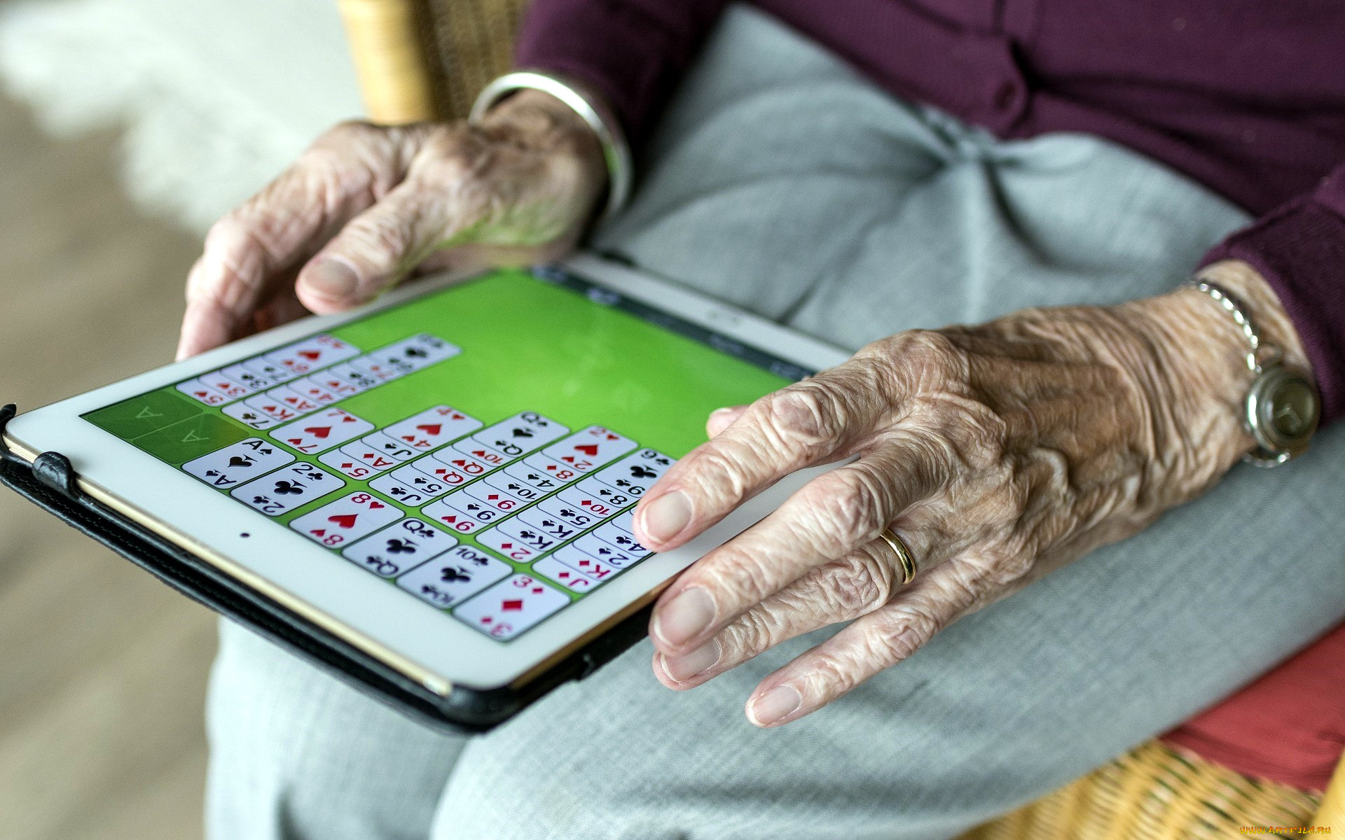 разное, руки, планшет