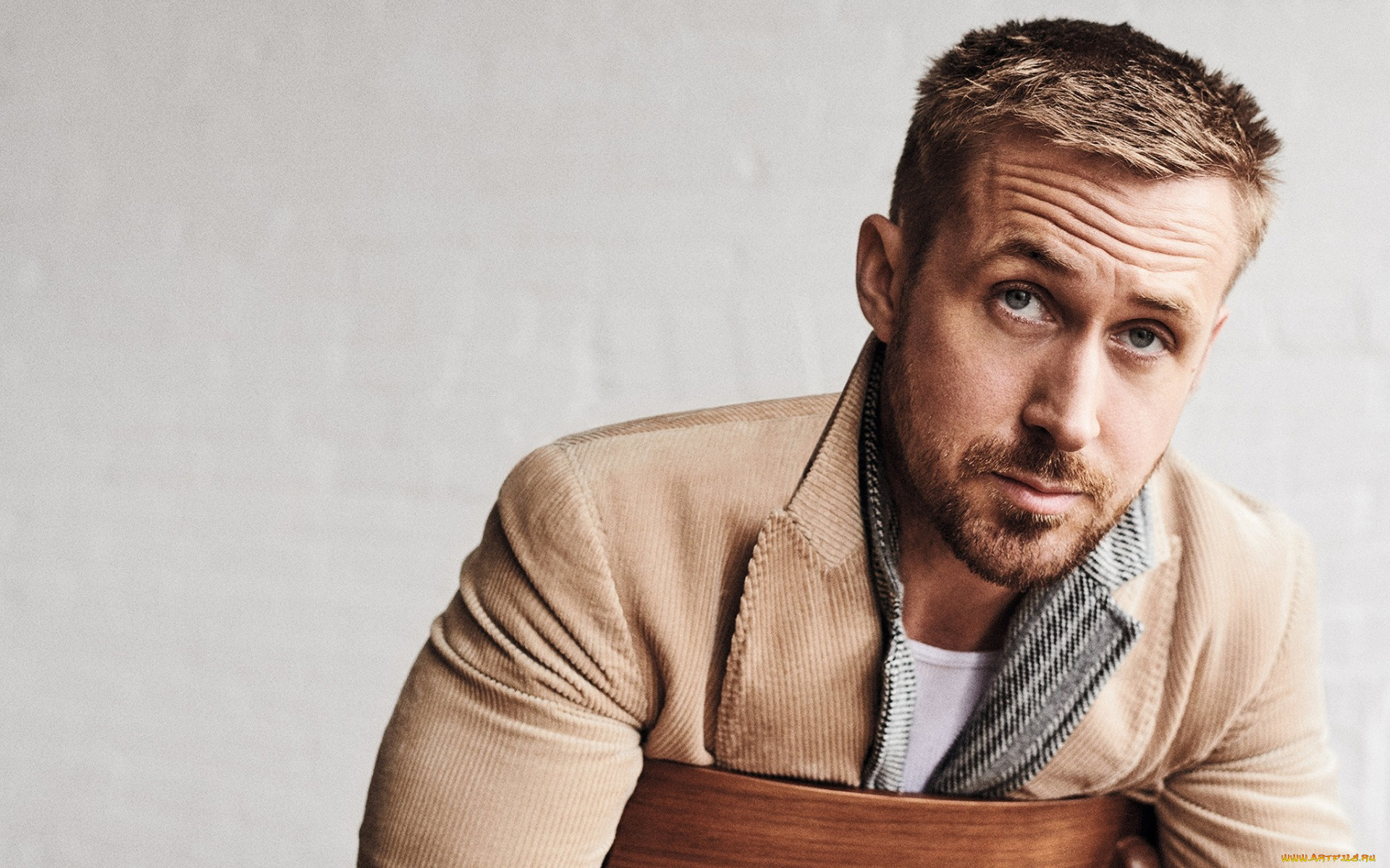 ryan, gosling, мужчины, коричневая, куртка, канадский, актер, портрет, фотосессия, райан, гослинг
