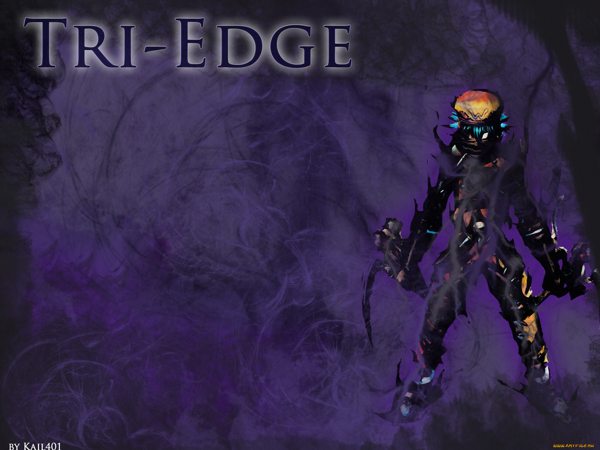 аниме, hack, sign, azure, kite, tri-edge