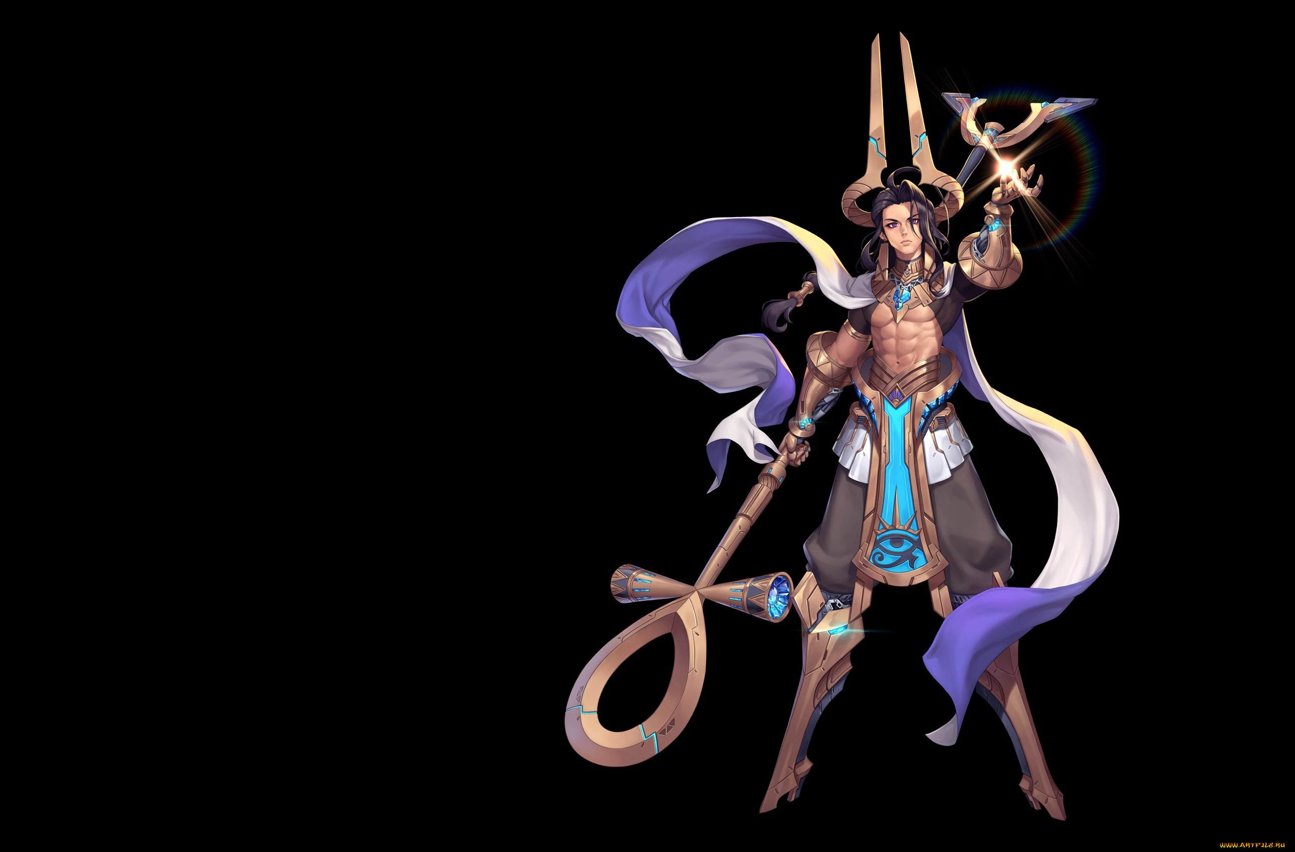 аниме, оружие, , техника, , технологии, sci-fi, anubis, purple, moon, дизайн, костюма, арт, фэнтези, игра