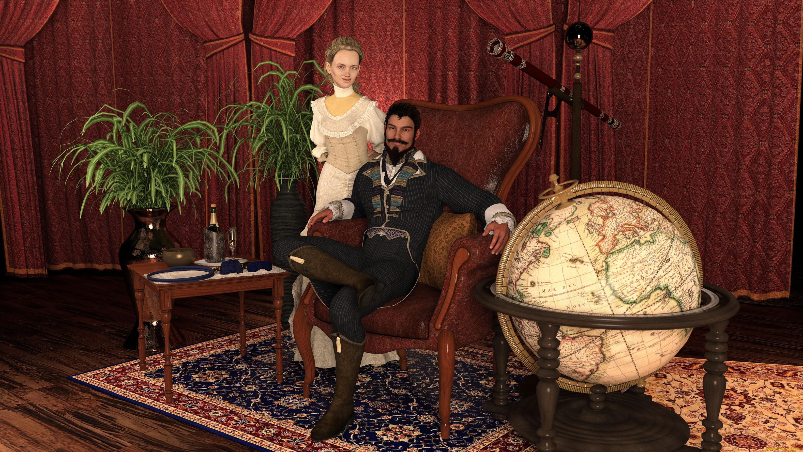 3д, графика, люди, , people, фон, взгляд, девушка