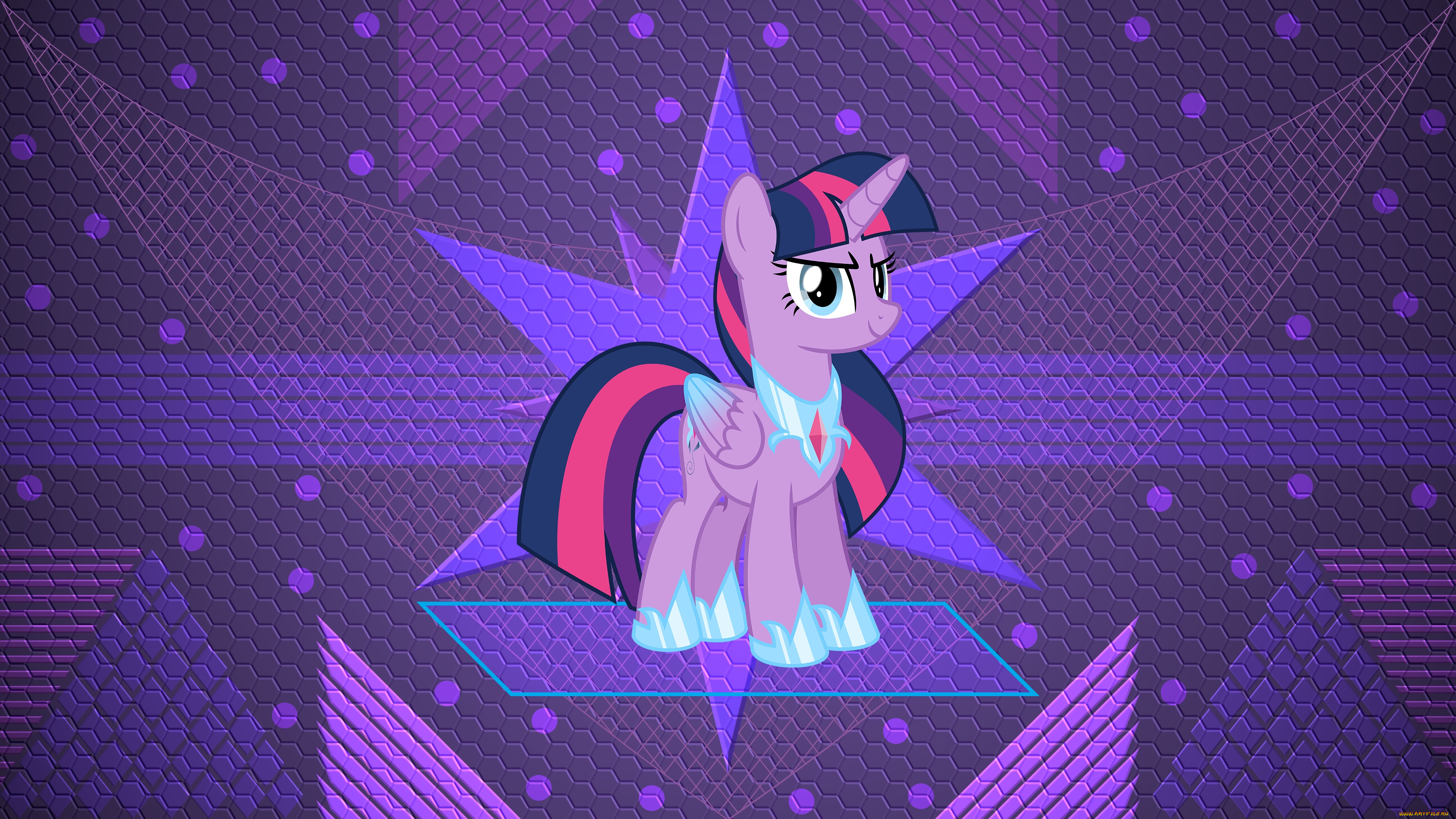 мультфильмы, my, little, pony, фон, пони