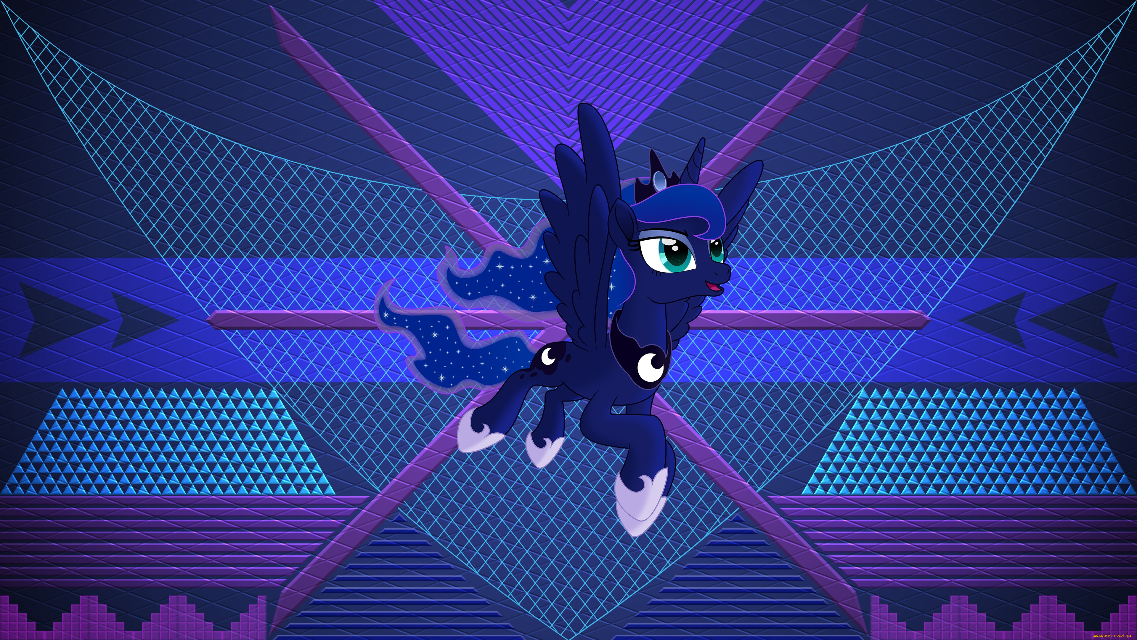 мультфильмы, my, little, pony, фон, пони