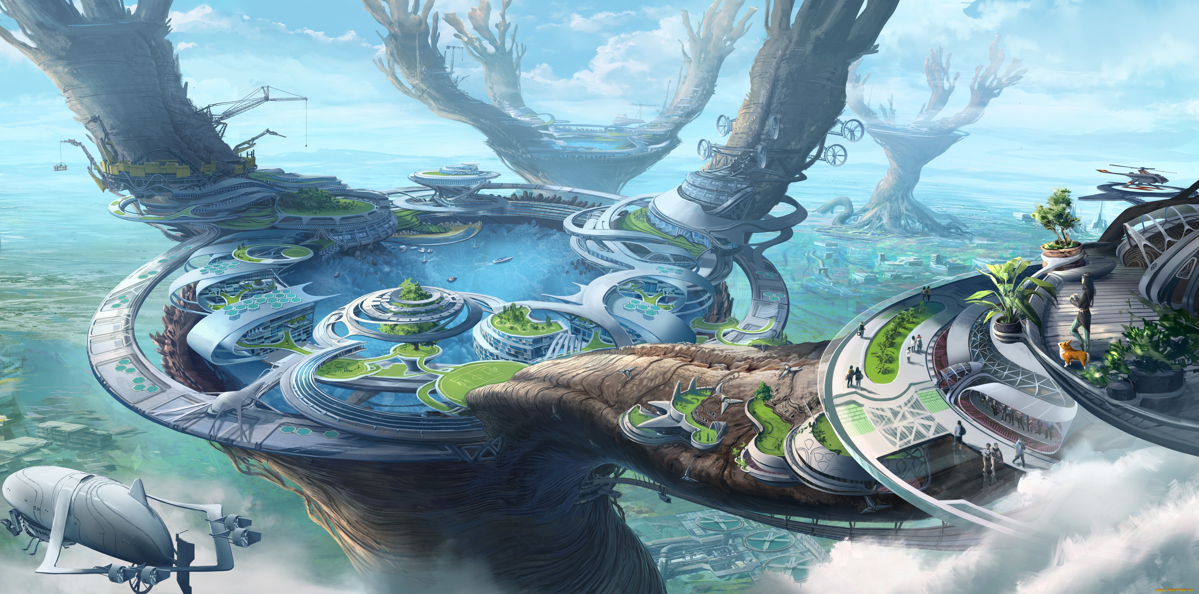 фэнтези, иные, миры, , иные, времена, город, fantasy, арт