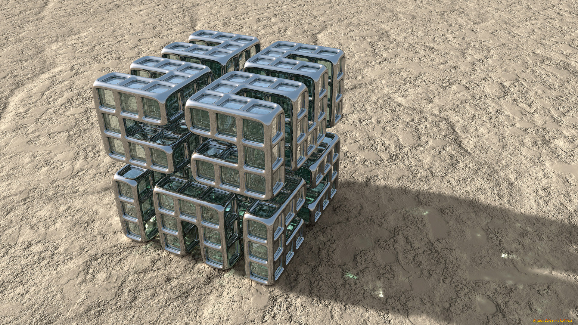 3д, графика, моделирование, , modeling, кубы, фигура