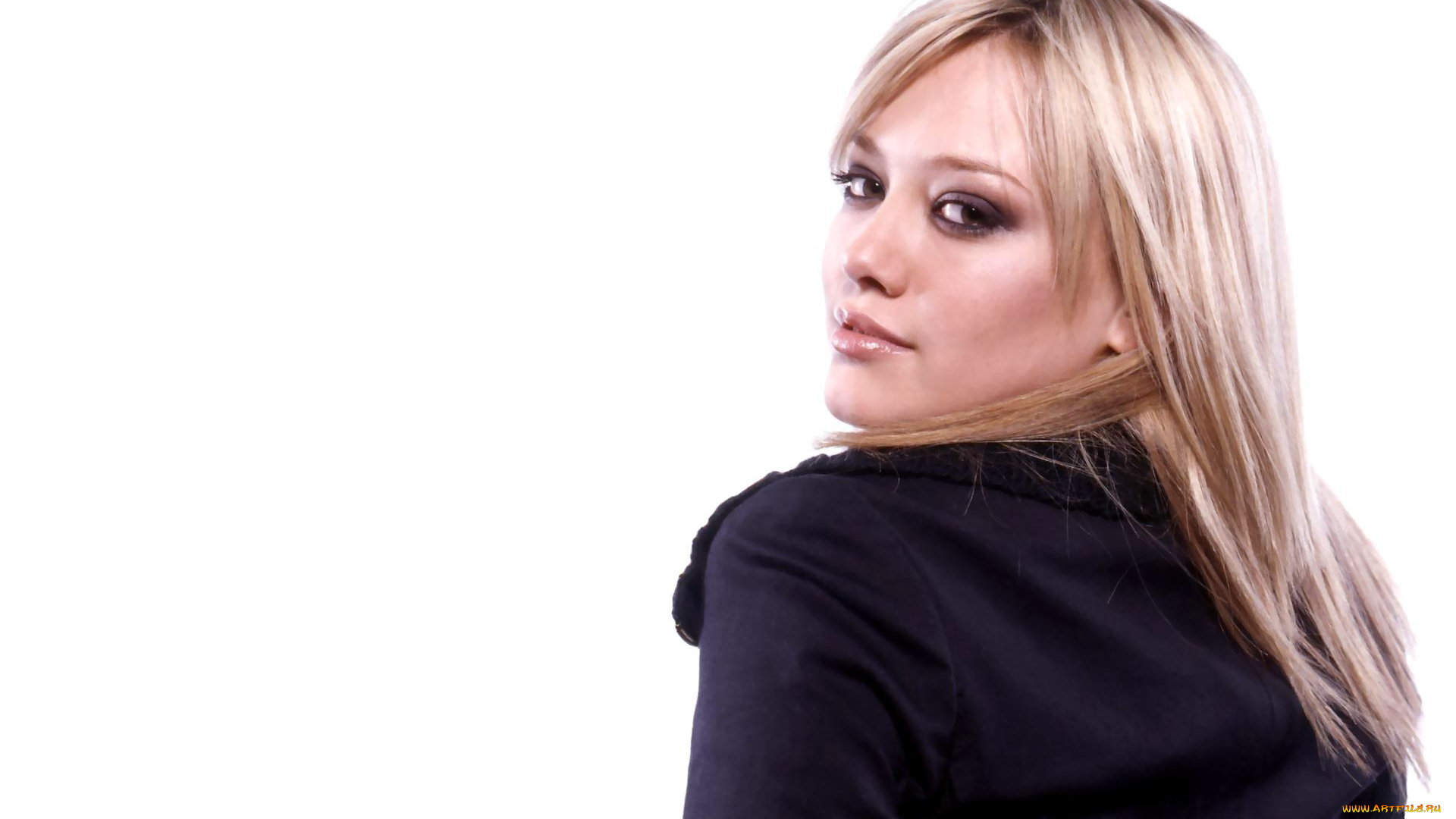 девушки, hilary, duff, блондинка, лицо