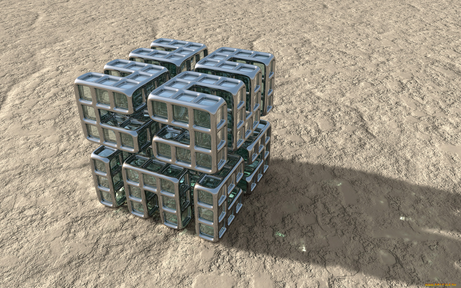 3д, графика, моделирование, , modeling, кубы, фигура