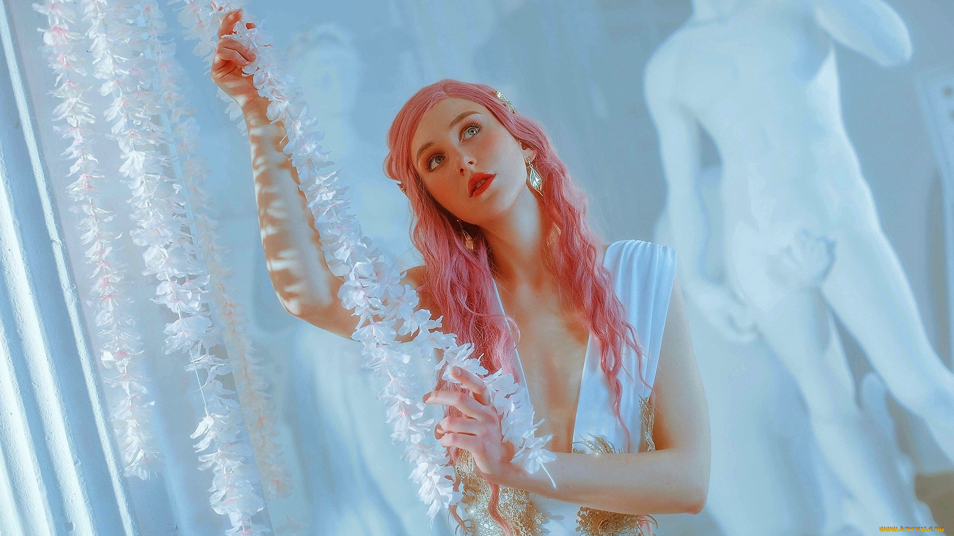 девушки, арина, алексеева, , princess, riliane, костюм, образ, статуя