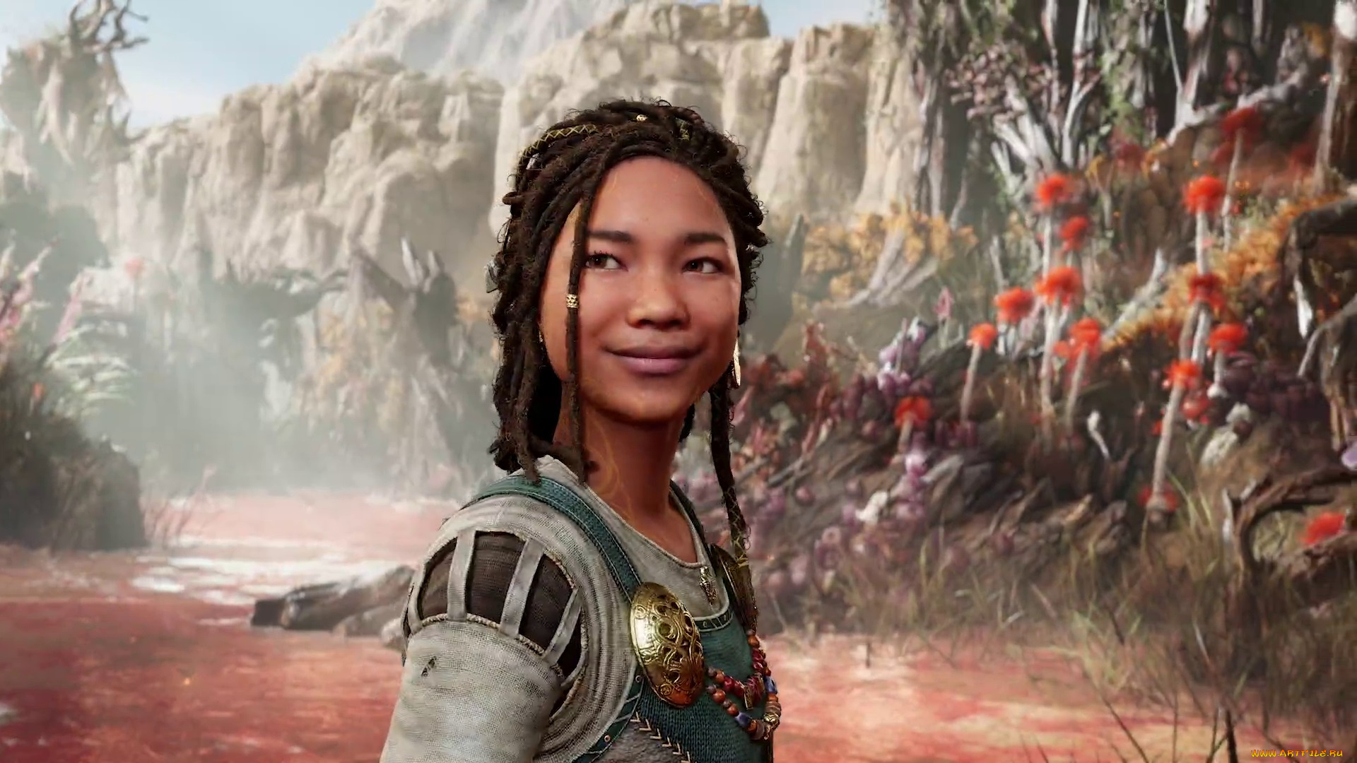 видео, игры, god, of, war, , ragnarok, девушка, скалы