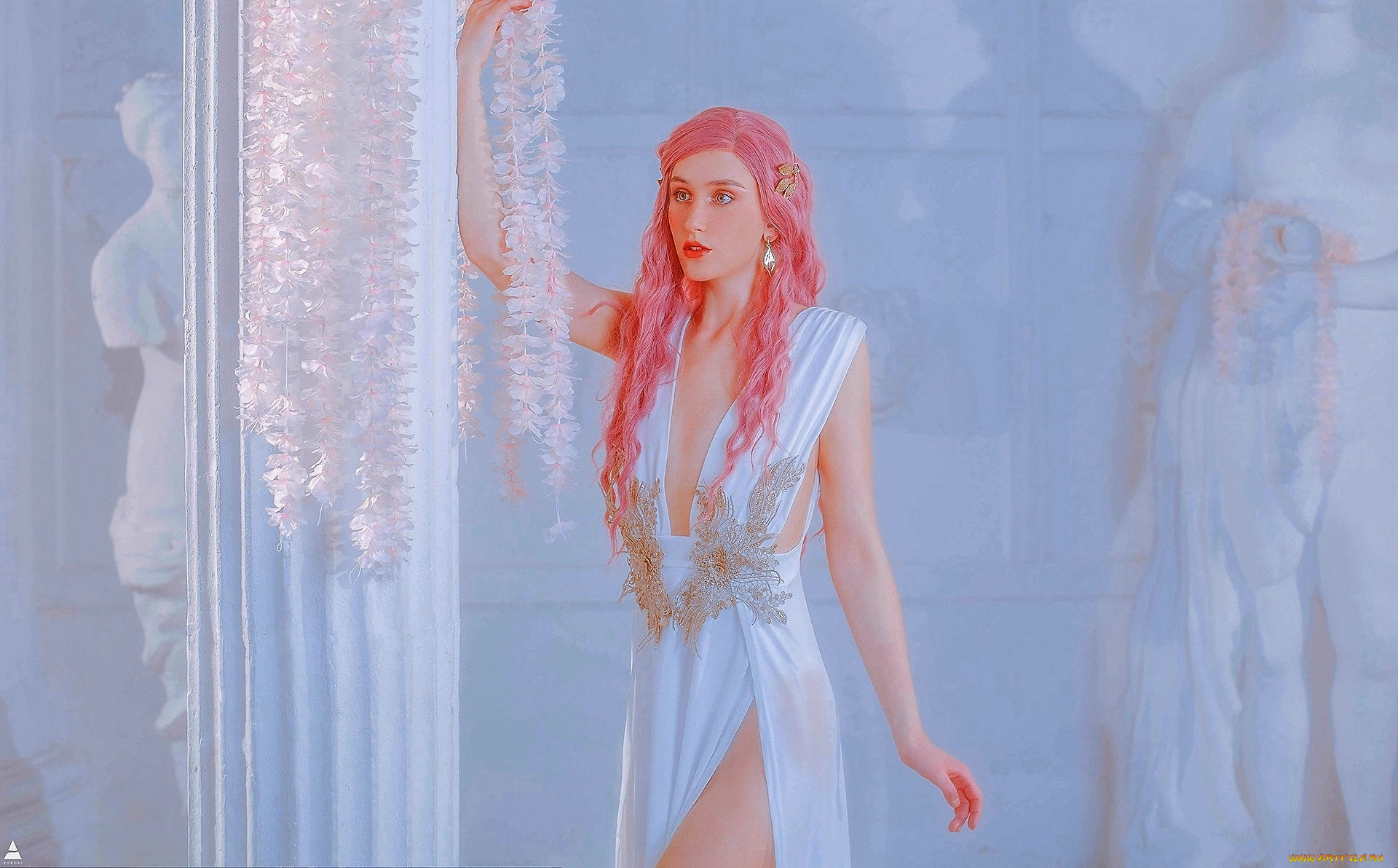 девушки, арина, алексеева, , princess, riliane, костюм, образ, статуя