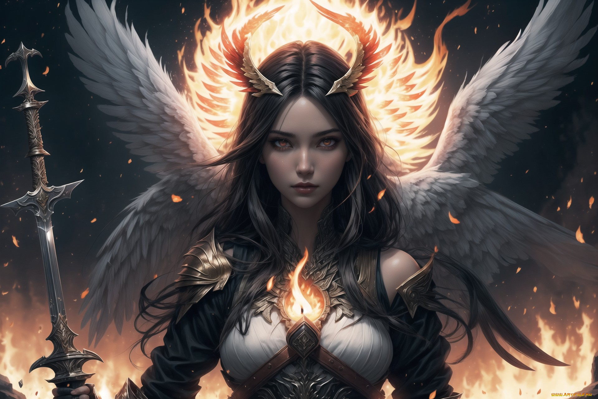 фэнтези, ангелы, нейросети, графика, нейроарт, ai, art, нейронные, сети, рисунки, нейро, искусство