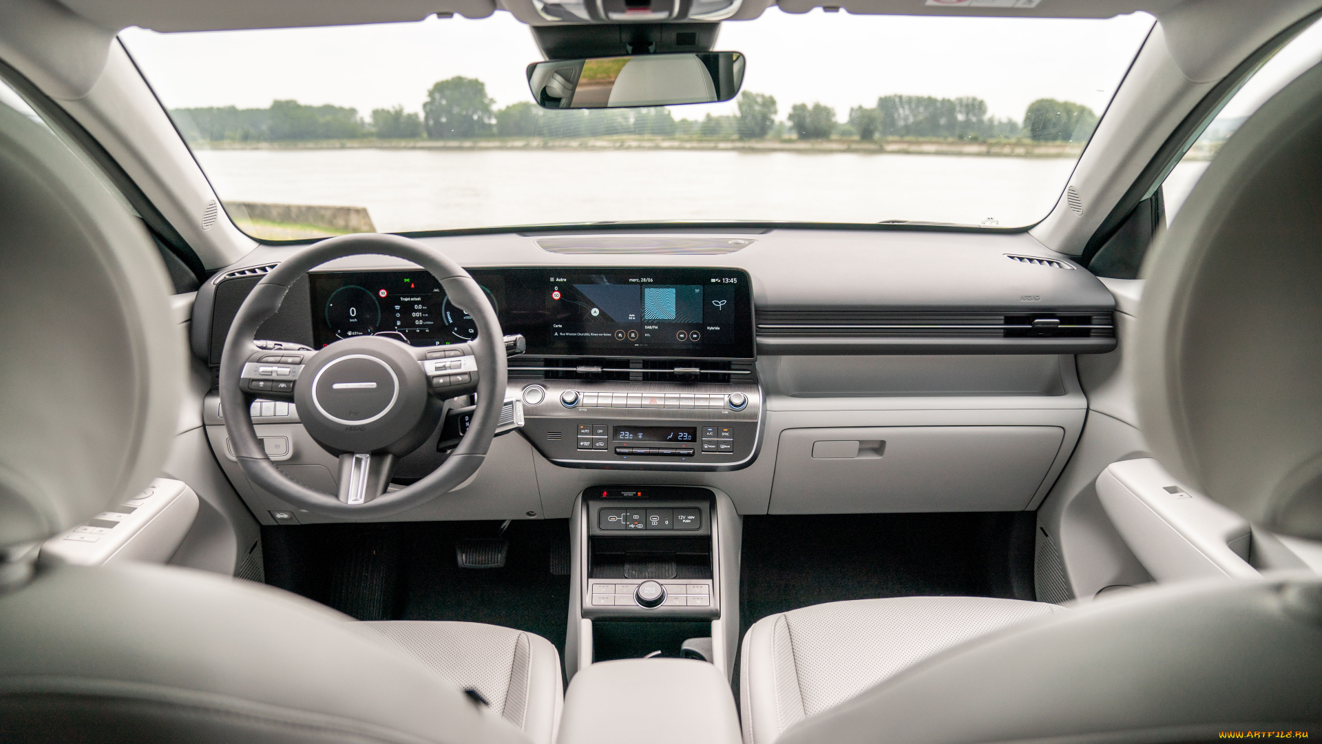 автомобили, спидометры, торпедо, hyundai, kona