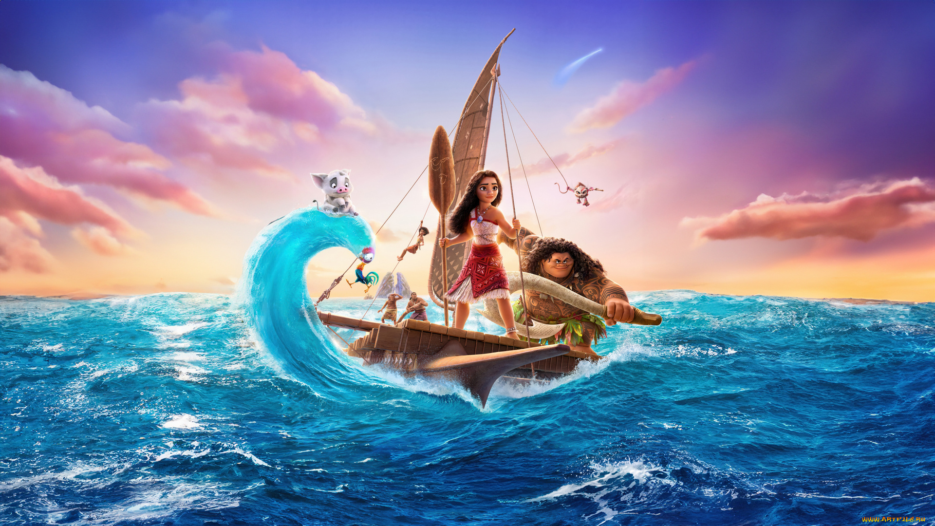 moana, 2, , , 2024, , мультфильмы, moana, 2, мoана, втoрая, часть, latest, textless, мюзикл, приключения, семейный