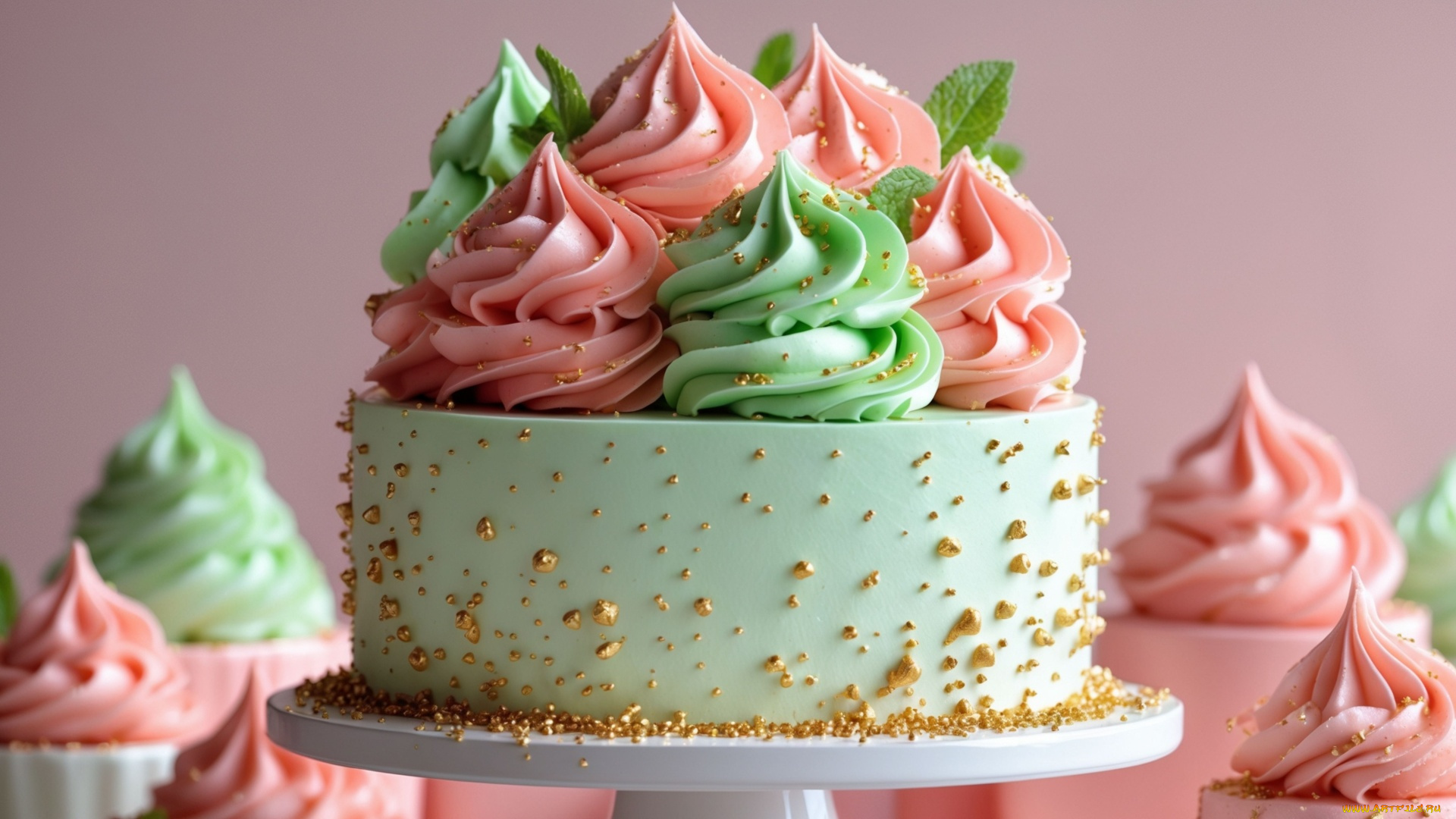 3д, графика, еда-, food, кремовый, торт