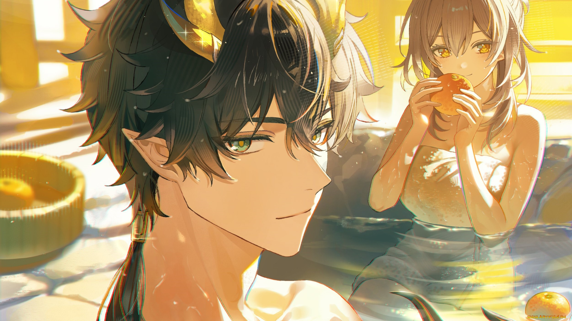 аниме, honkai, , star, rail, парень