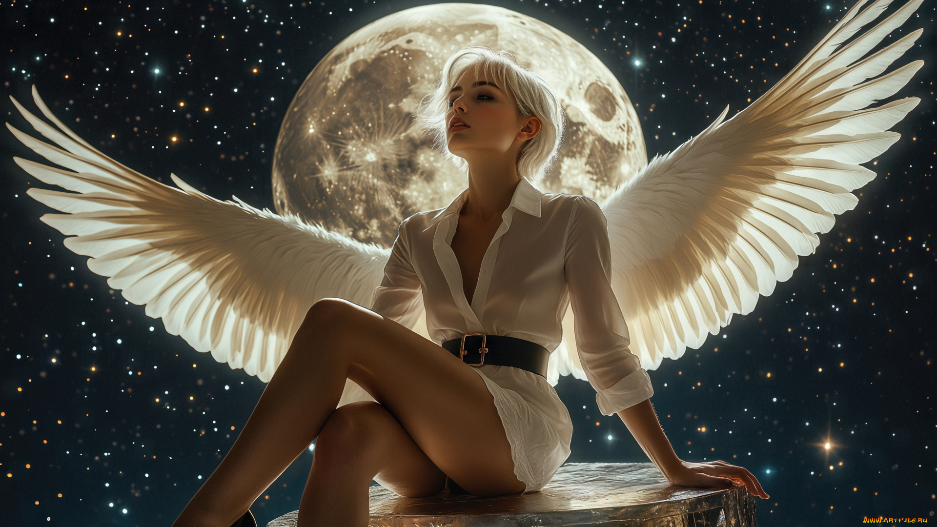 девушка, 3д, графика, ангел, , angel, фигурка, ножки, секси, грудь, ангел, крылья