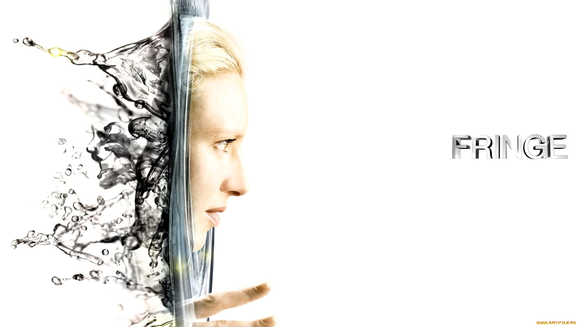 кино, фильмы, fringe, , сериал, девушка, рука, портал, брызги