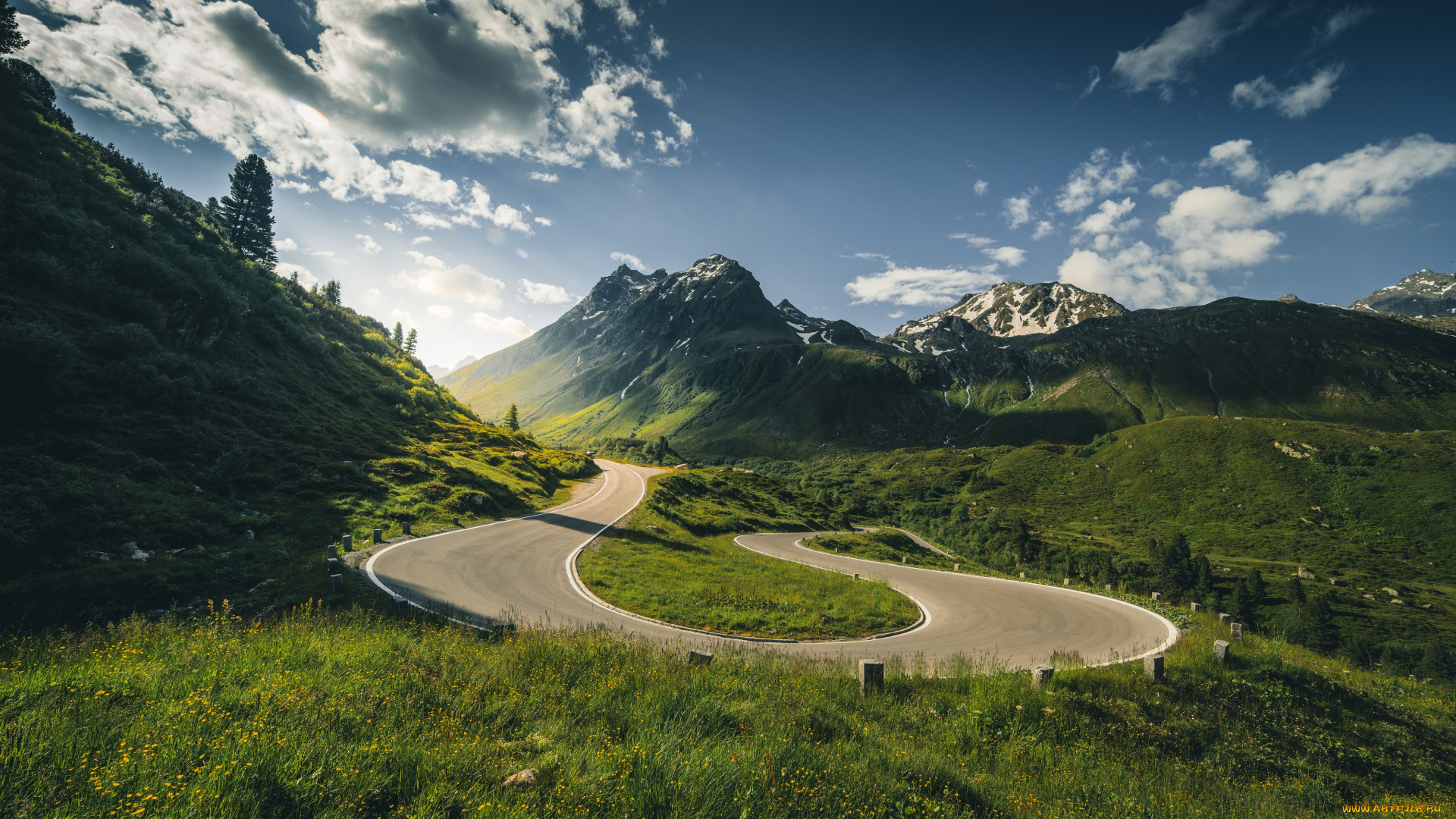 природа, дороги, пейзаж