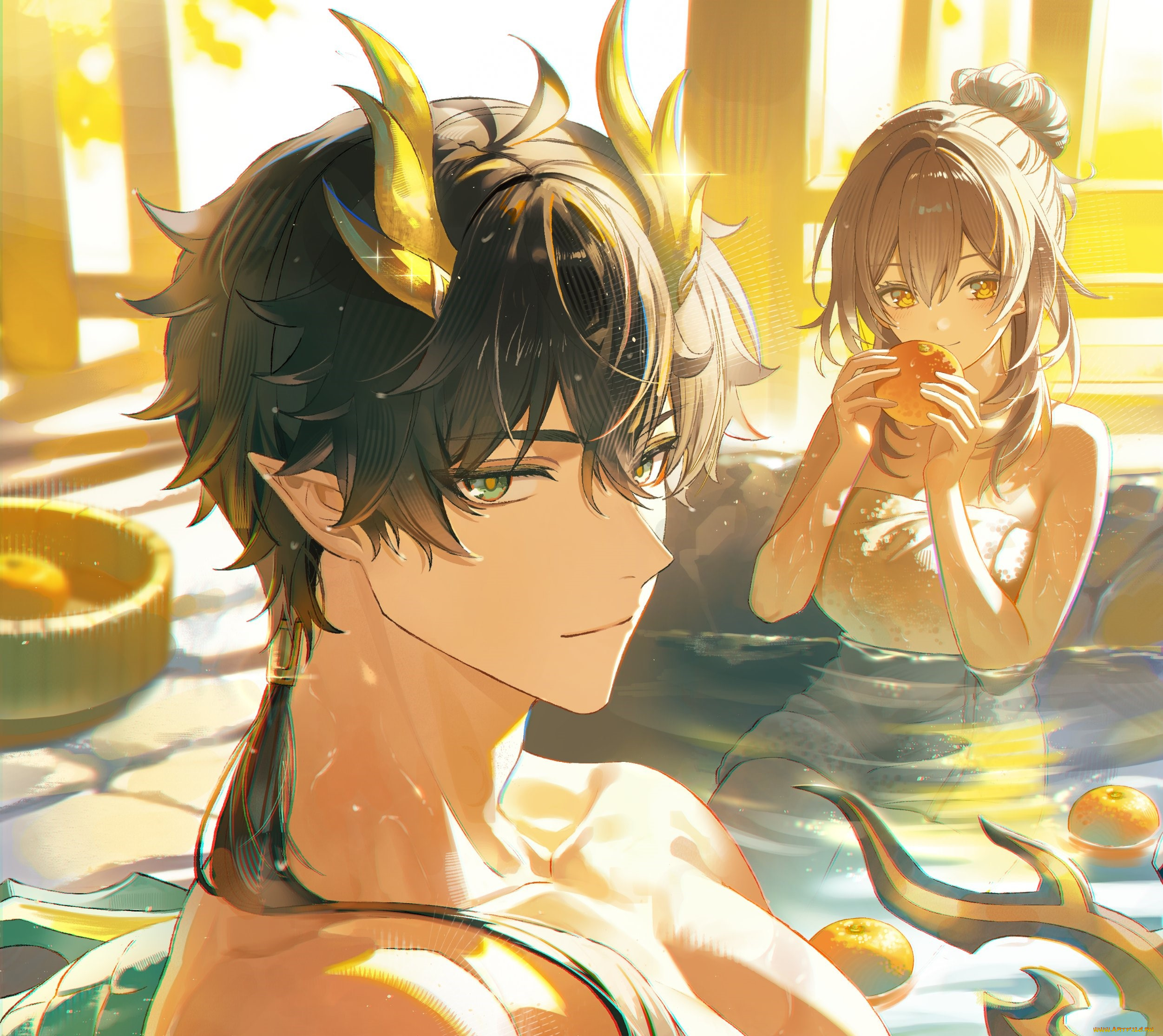 аниме, honkai, , star, rail, парень