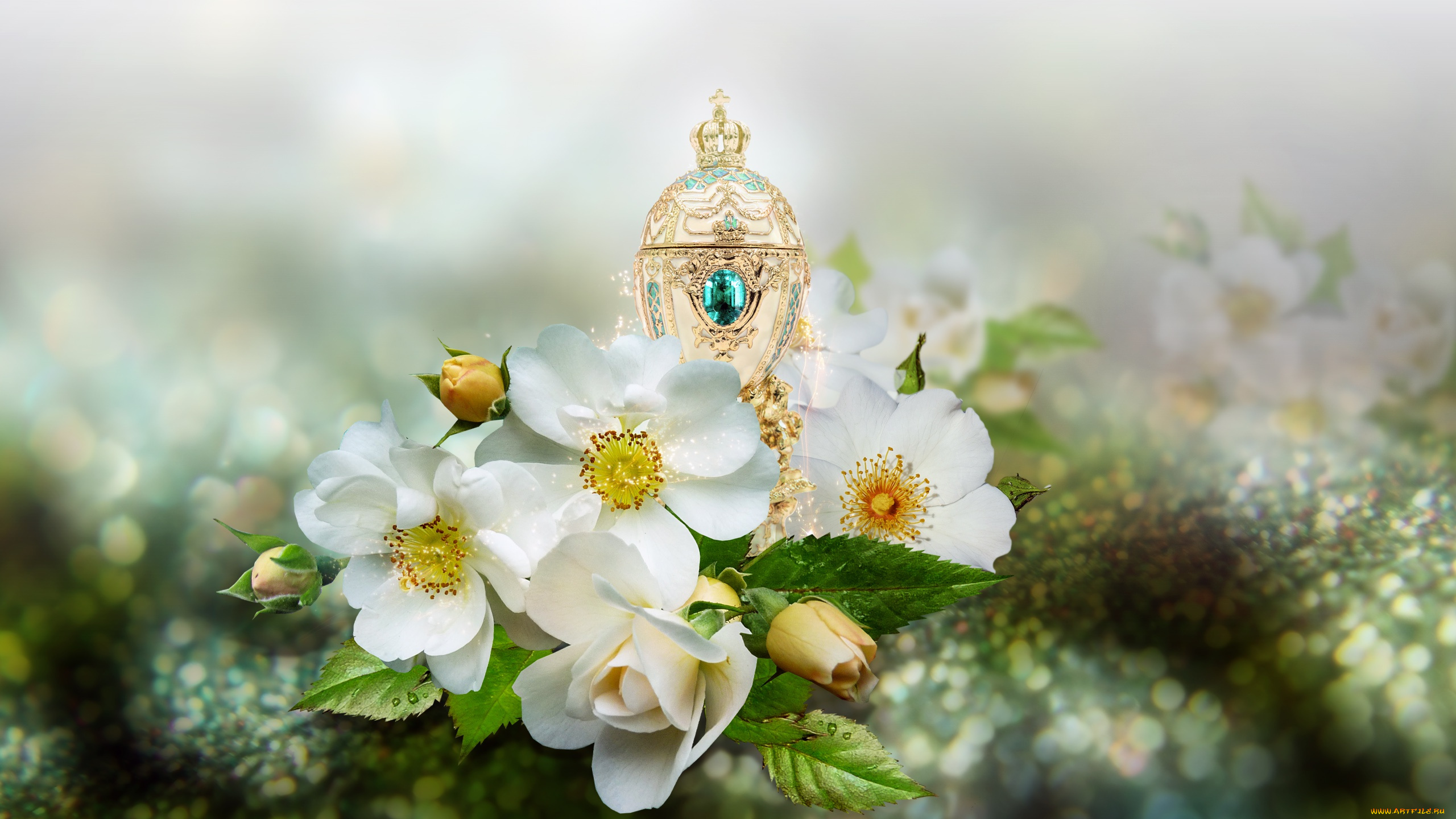 праздничные, пасха, яйцо, шиповник